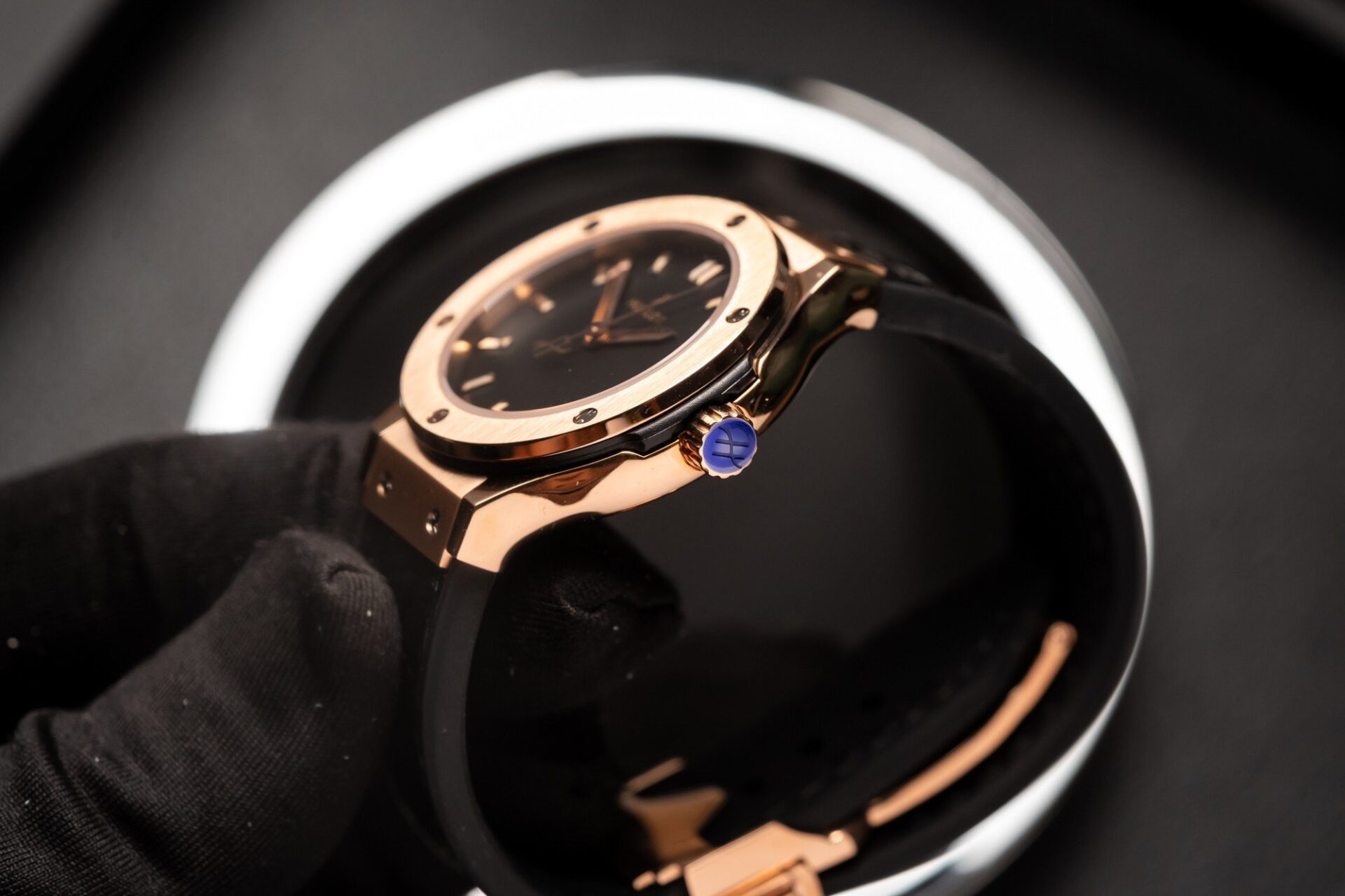 Hublot Replica 11 Watch Classic Fusion King Gold Leather Strap 33mm - Top club