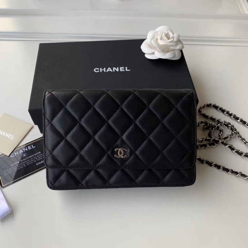 Replica Chanel Classic Lambskin Wallet On Chain Woc Ap02501:1High-quality replica