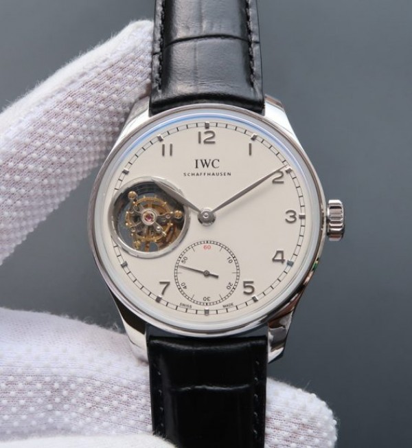 Replica IWC YLF Portuguese Tourbillon IW5463 White Dial A98900 - Top club