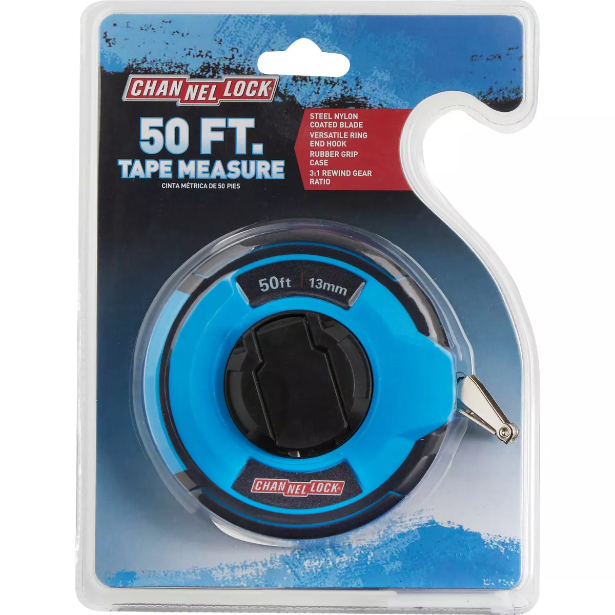 Channellock 50 Ft. Steel Closed Case Reel Tape