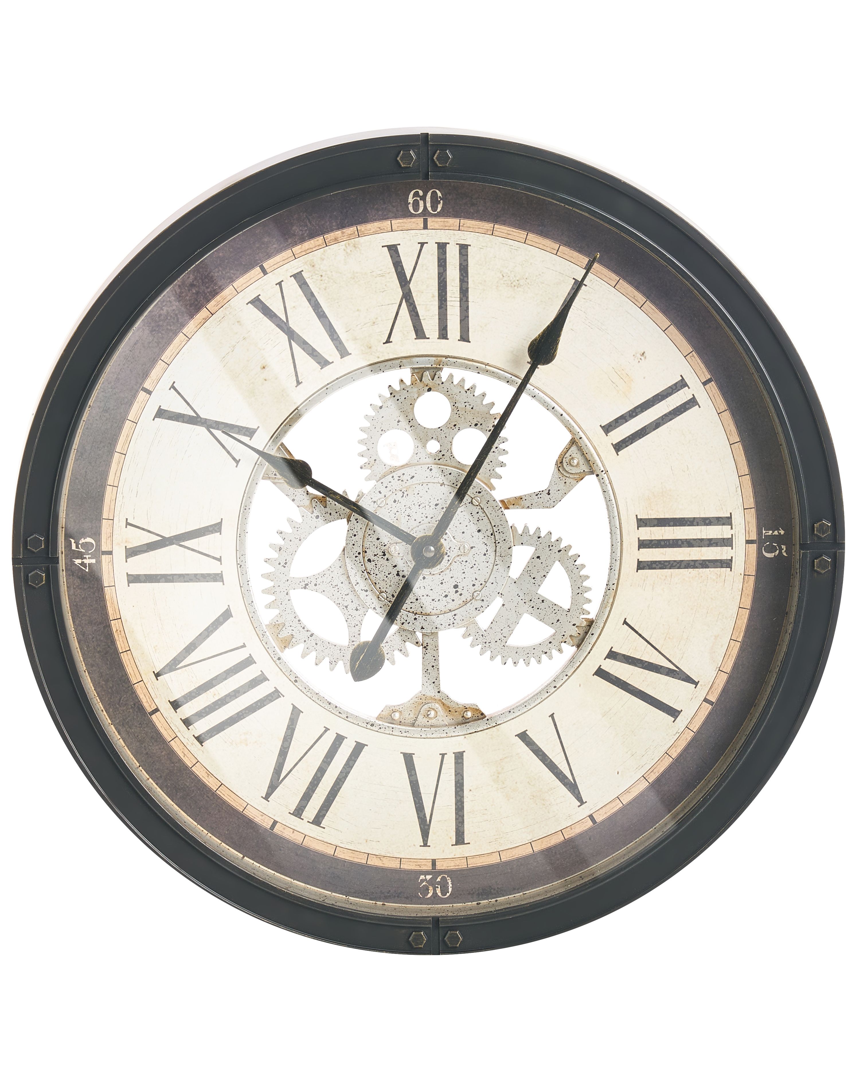 Wall Clock BORNOS 50 cm Black