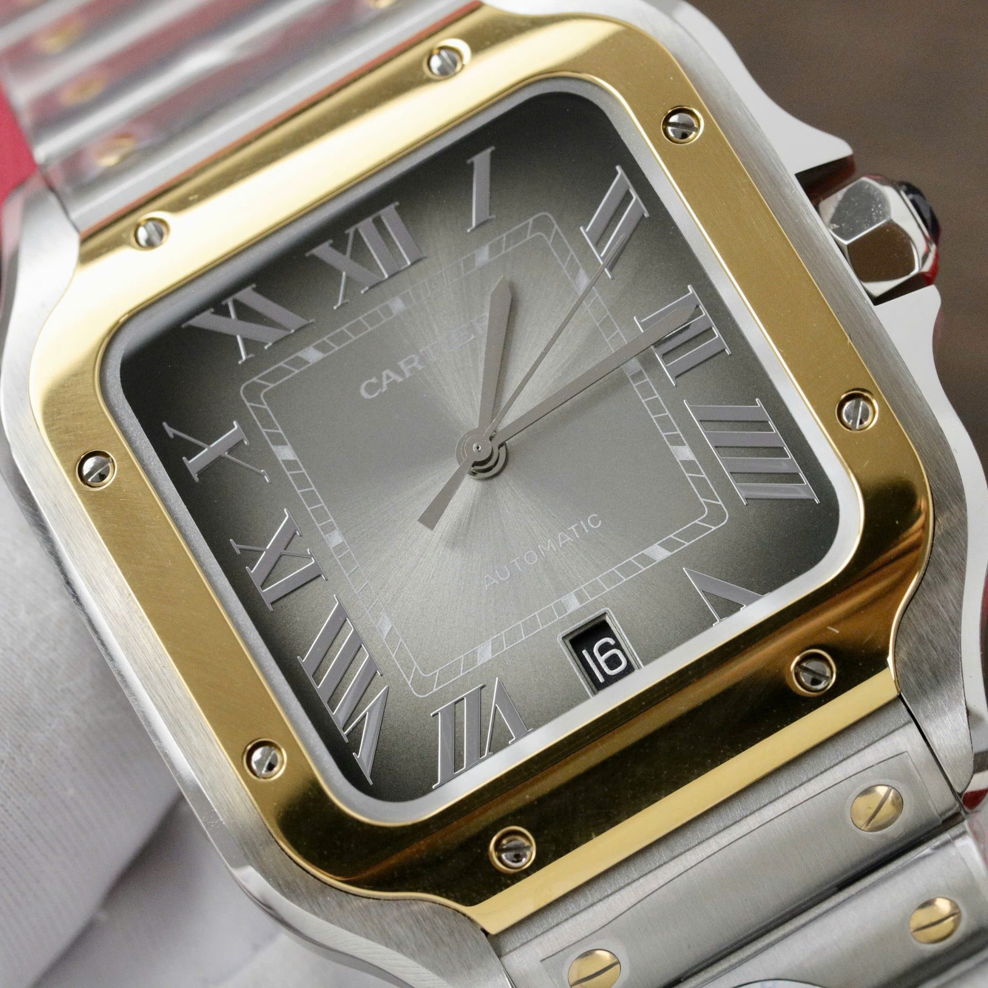 Cartier Santos CRW2SA0030 Replica Watch Gray Dial BV Factory 39.8mm - Top club