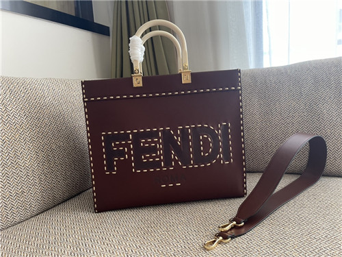 fendi sunshine tote medium brown - Replicaclubs