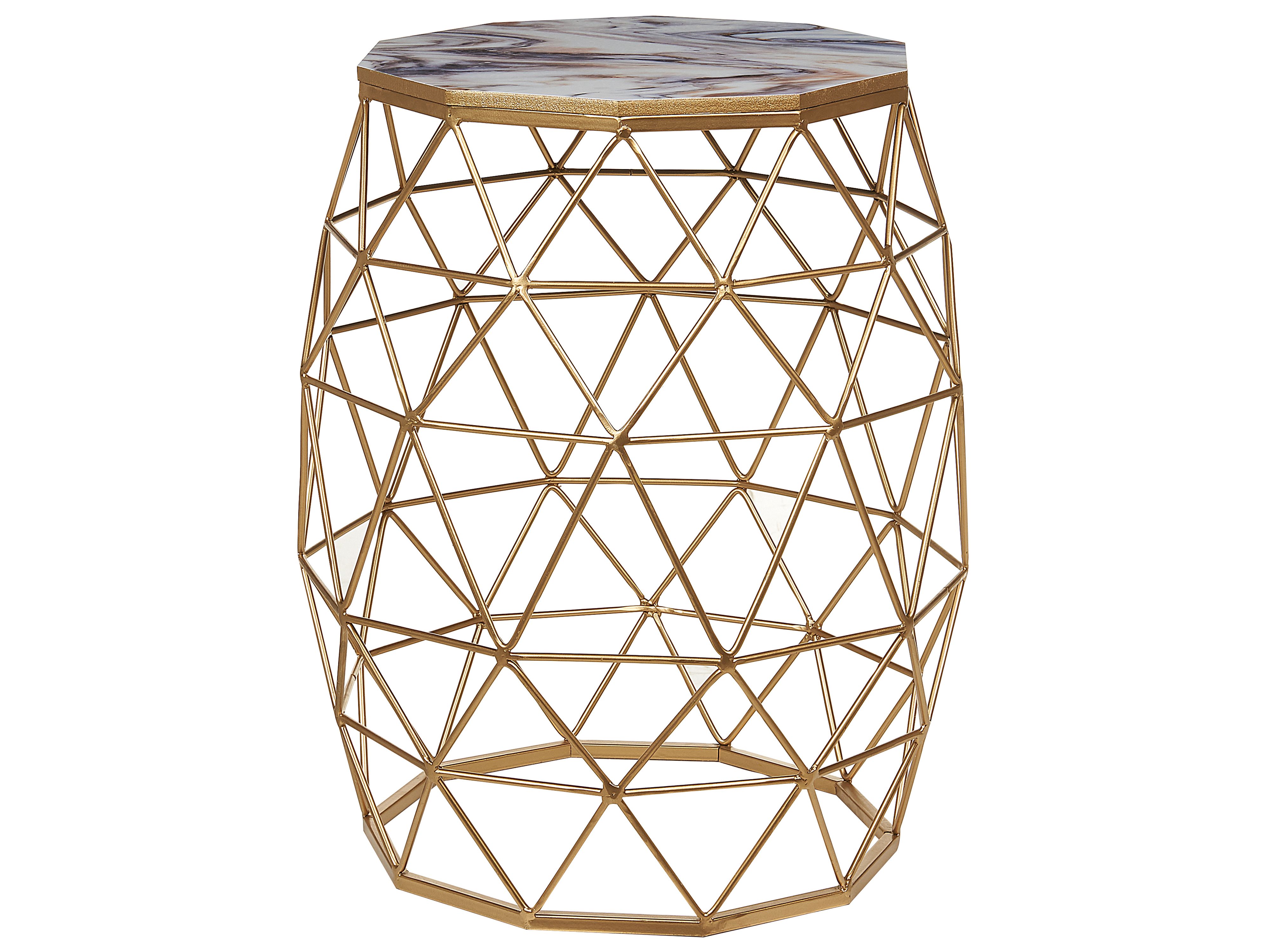 Side Table HALSEY Gold