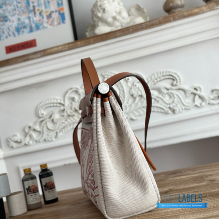Hermès Herbag Zip 31 Bag | 31x25x10 cm | Luxury Canvas & Leather Shoulder Bag for Women | Spacious Everyday Hermès Tote1:1High-quality replica