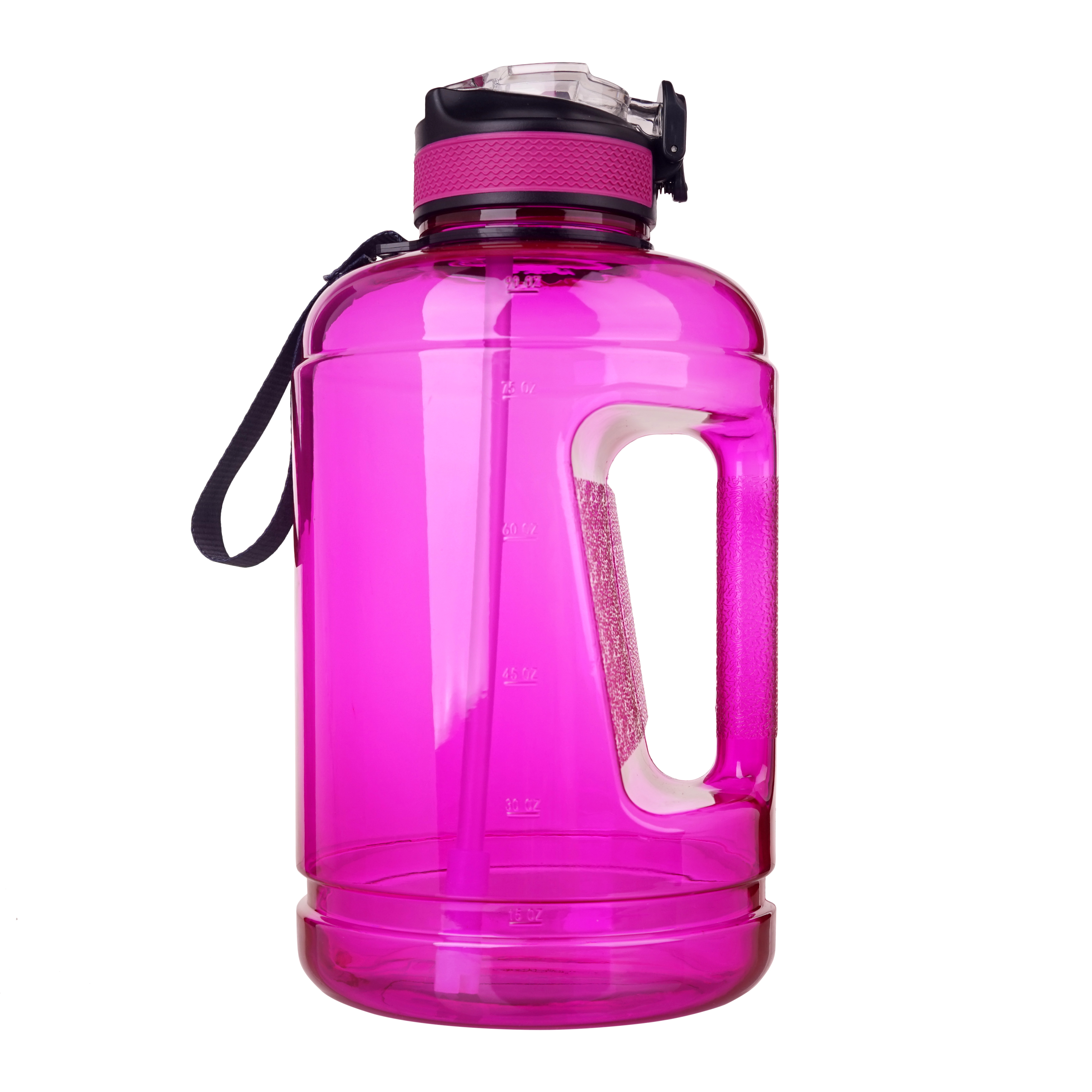 90oz BPA Free Outdoor Gallon Bottle Big Size Custom Logo Gym Straw Water Bottles With Handle