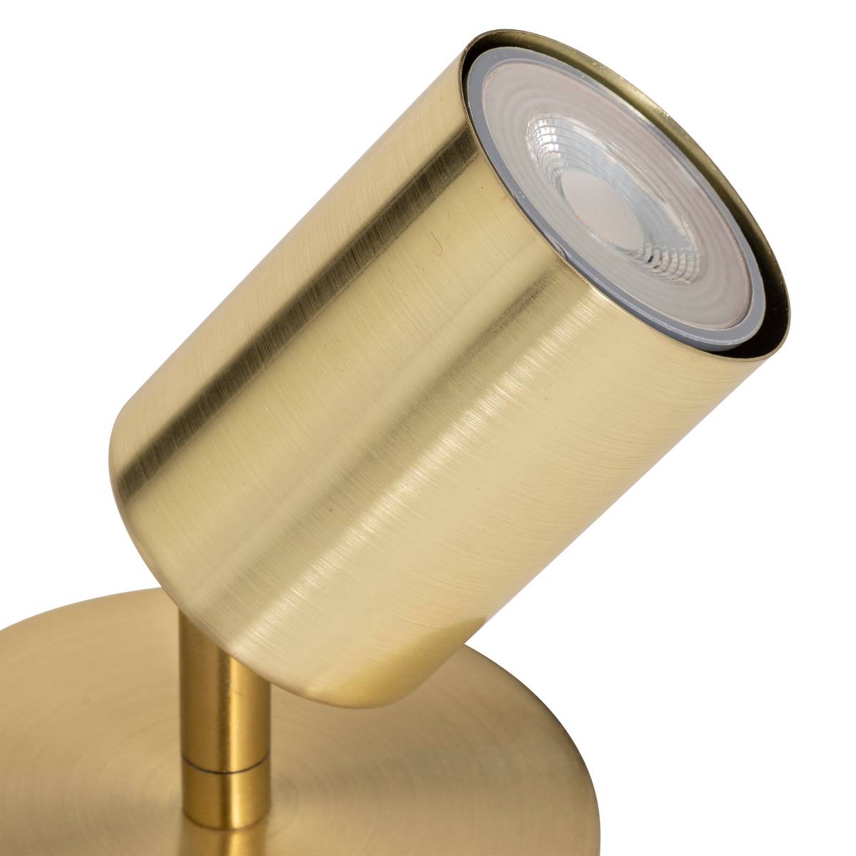 Wall/Ceiling Light "Vico" Gold, 10x10 cm