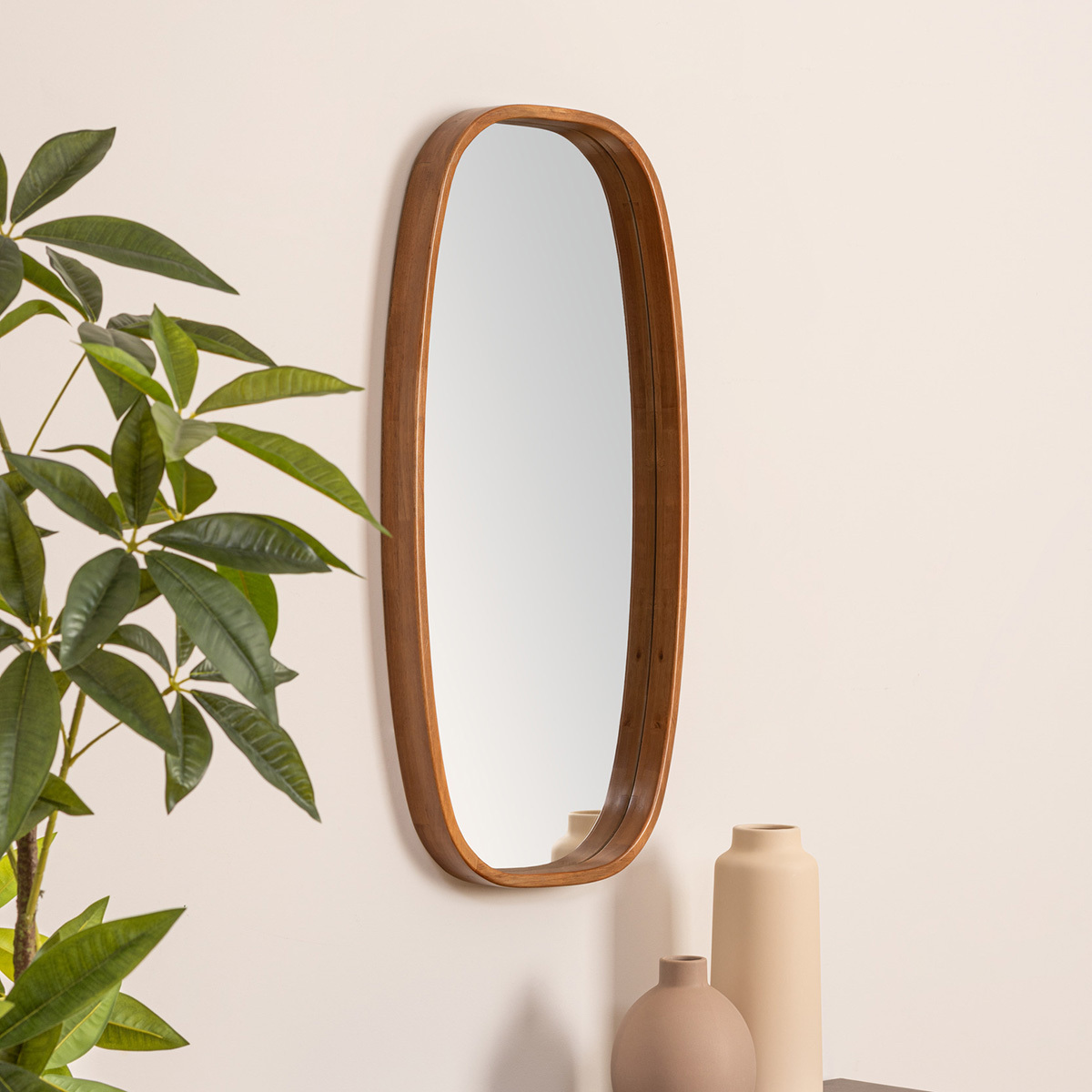 Oval mirror "Jasna" 80x40 cm