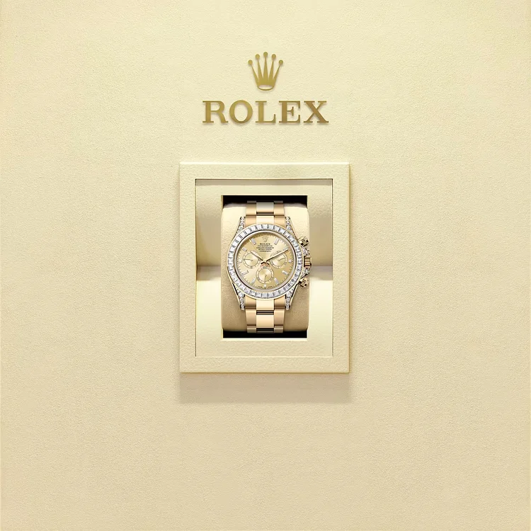 Rolex Cosmograph Daytona Oyster, 40 mm, yellow gold and diamondsReference 126598TBR(1:1 replica) - Top club