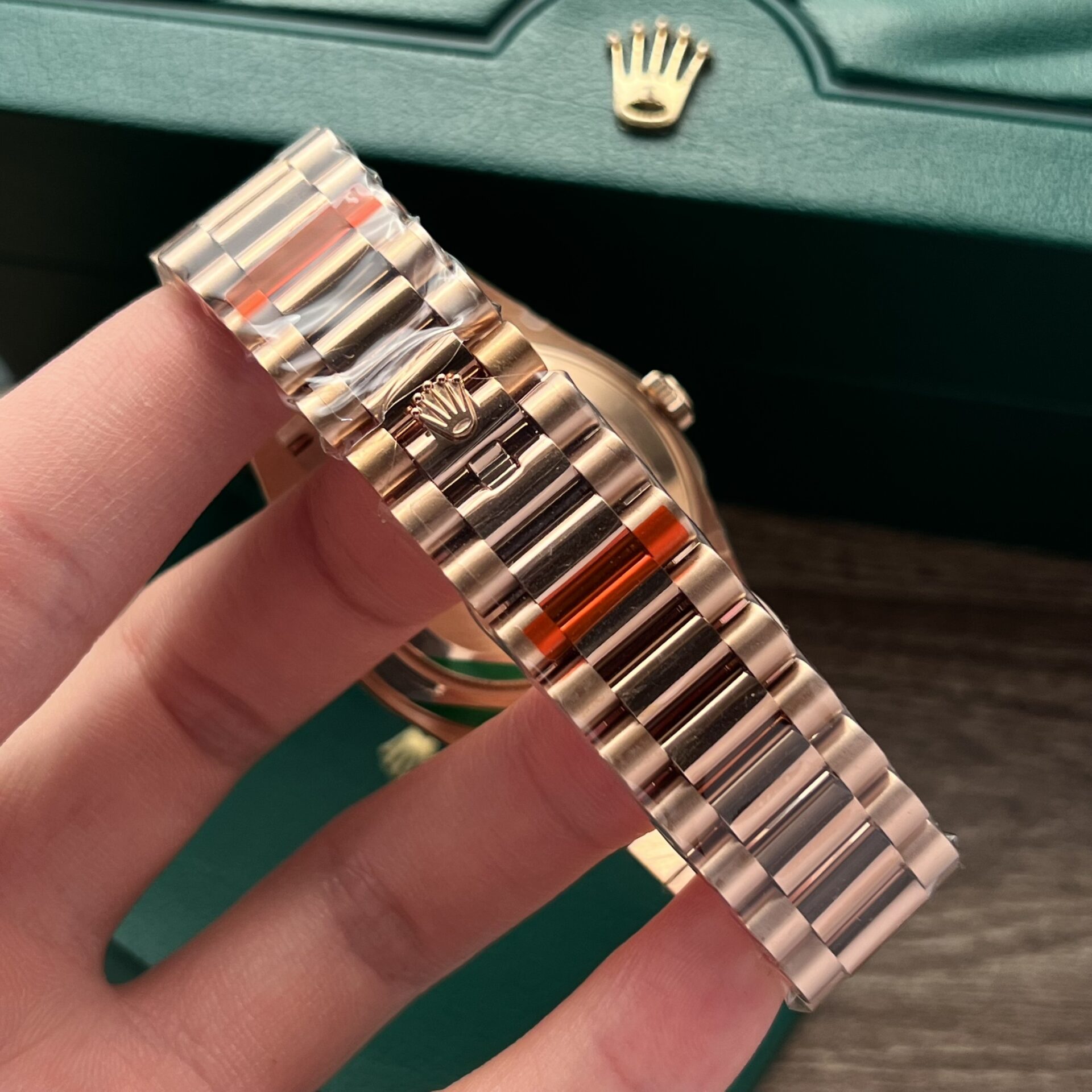 Rolex Clone Watch Day-Date 228345RBR President Strap EW Factory 40mm - Top club