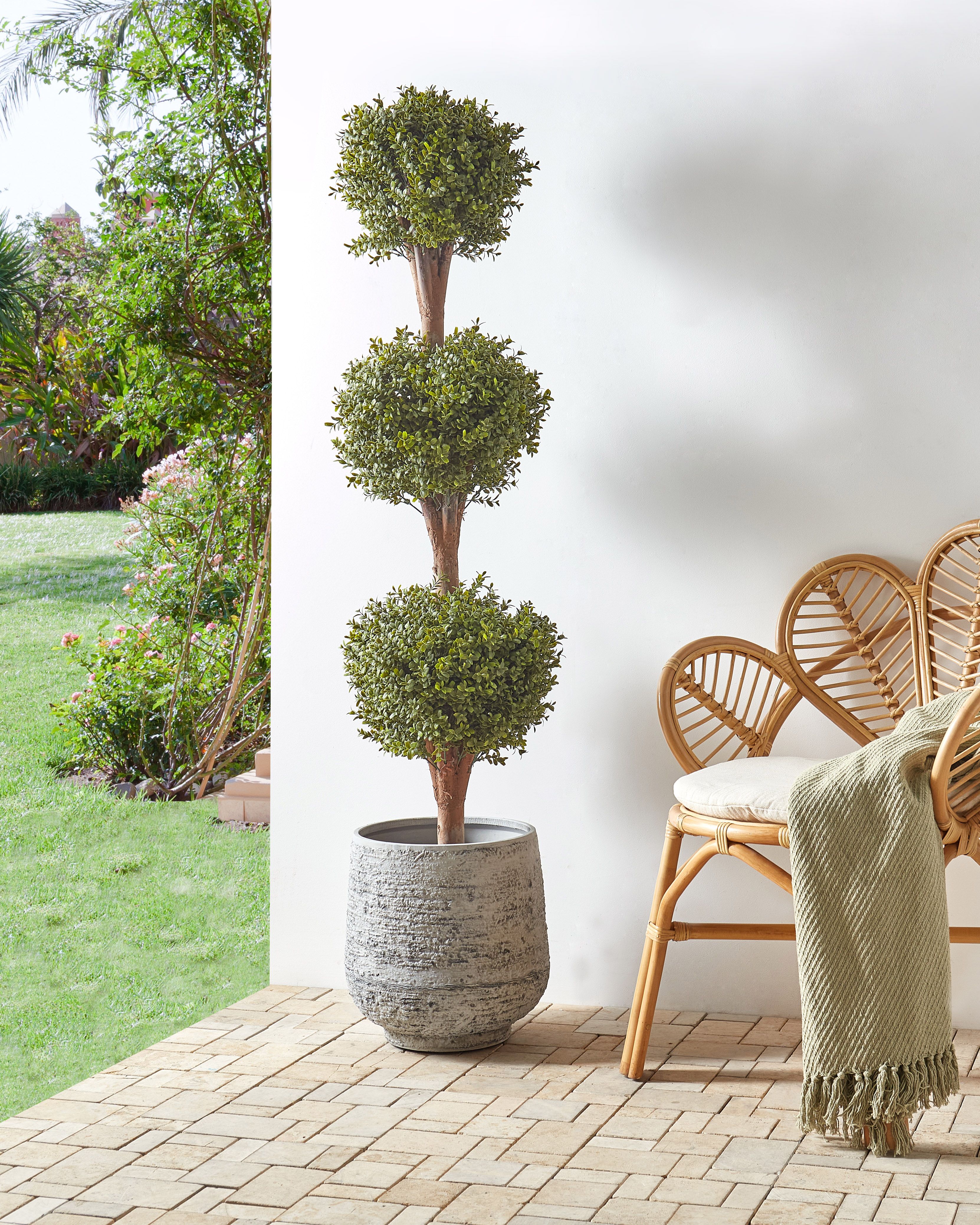 Artificial Plant BUXUS BALL TREE 120 cm Green