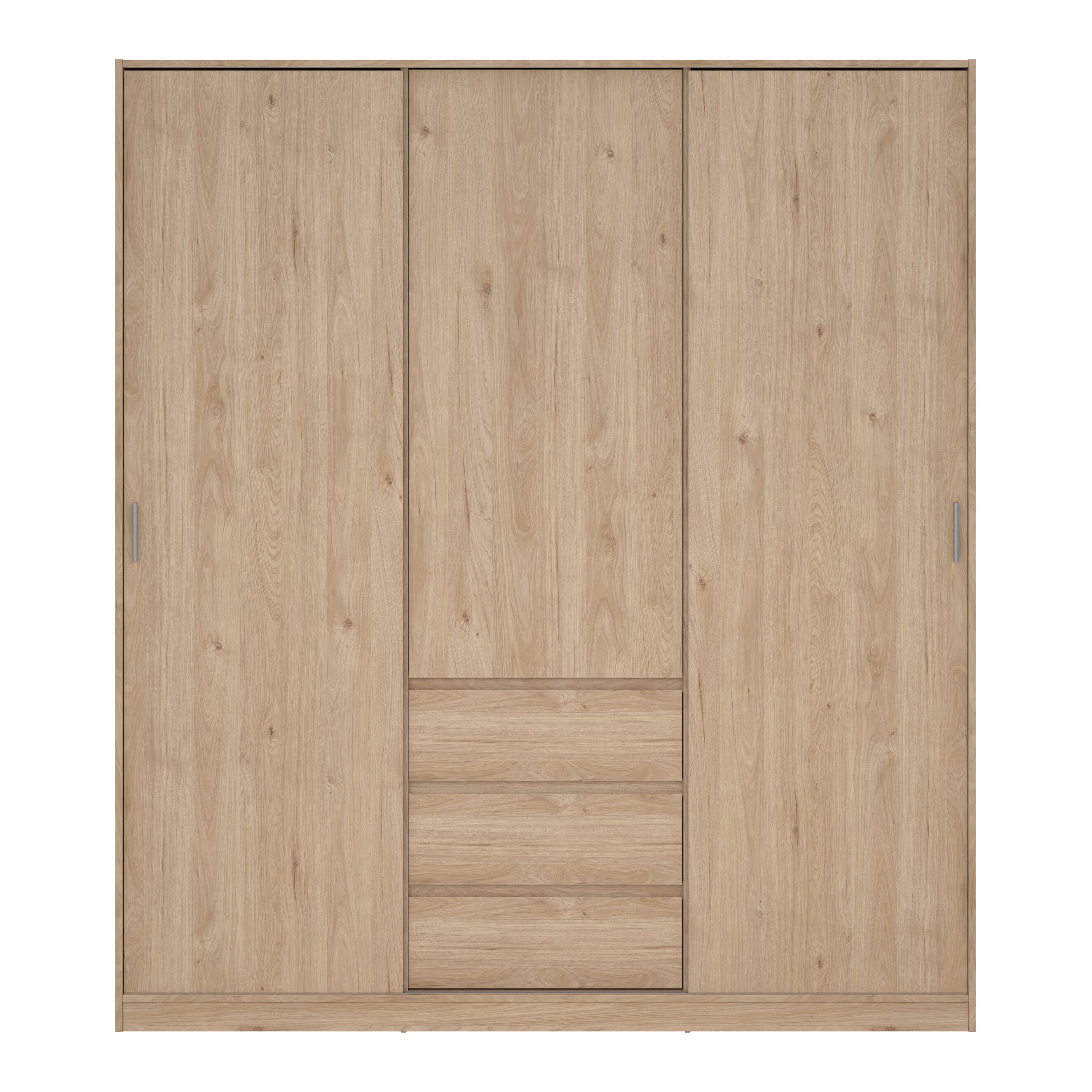 Blokker basic Slide Kledingkast - B 177 cm - Eiken
