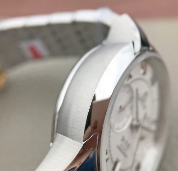Replica Omega OMF De Ville Chronograph 42mm White Dial SS Bracelet A9300 - Top club