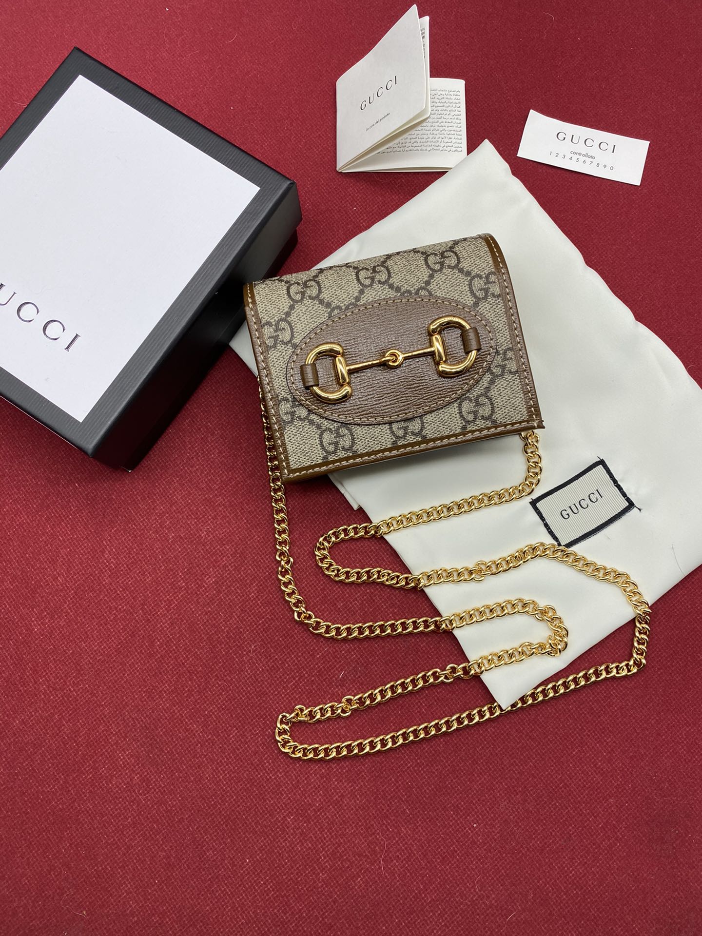 Replica Gucci Horsebit 1955 Card Case Wallet 6218871:1High-quality replica