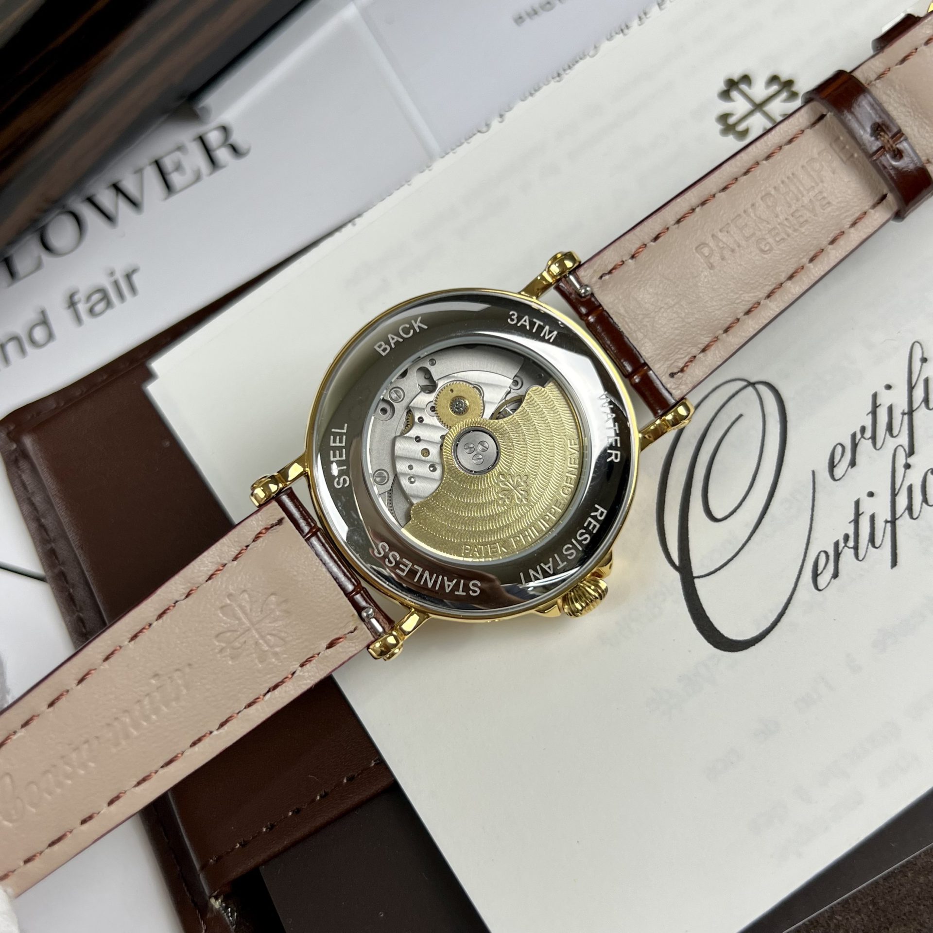 Patek Philippe Replica Watch Grand Complications 5160R Leather Strap 38mm - Top club