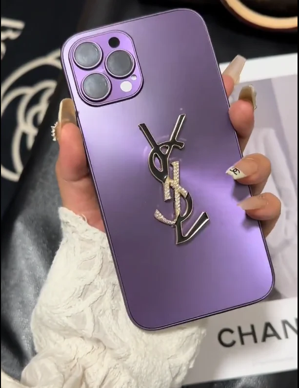 Y-S-L Shine x Mono iPhone Case With Chain - Wholesale & Influencer