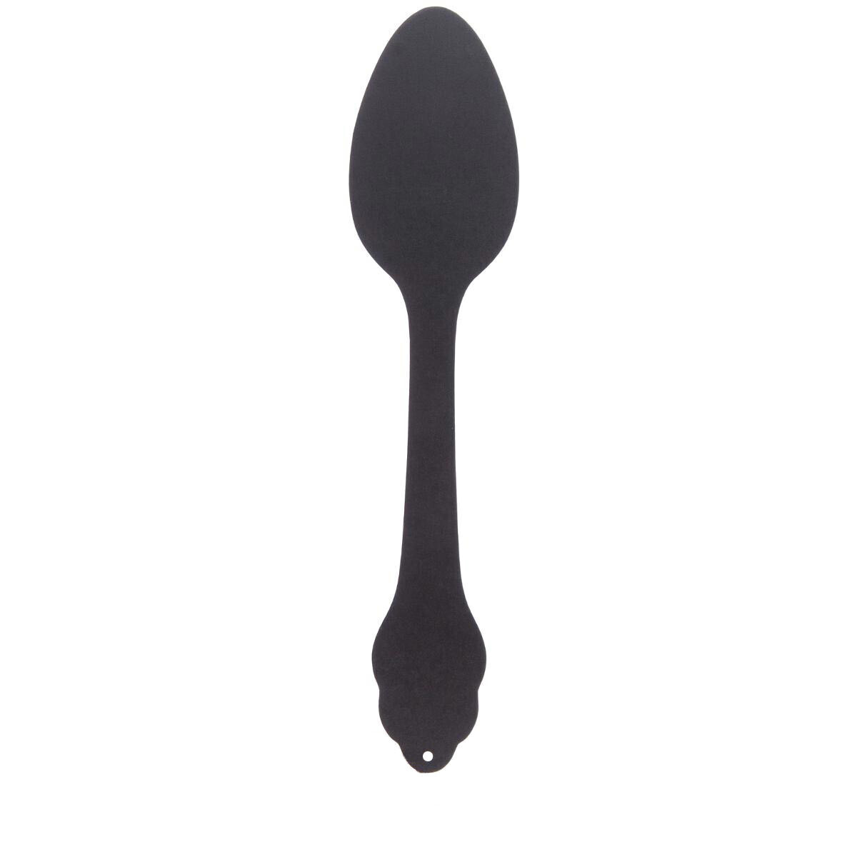 Wall decoration"Couverts" Black wood, 8.5x38 cm