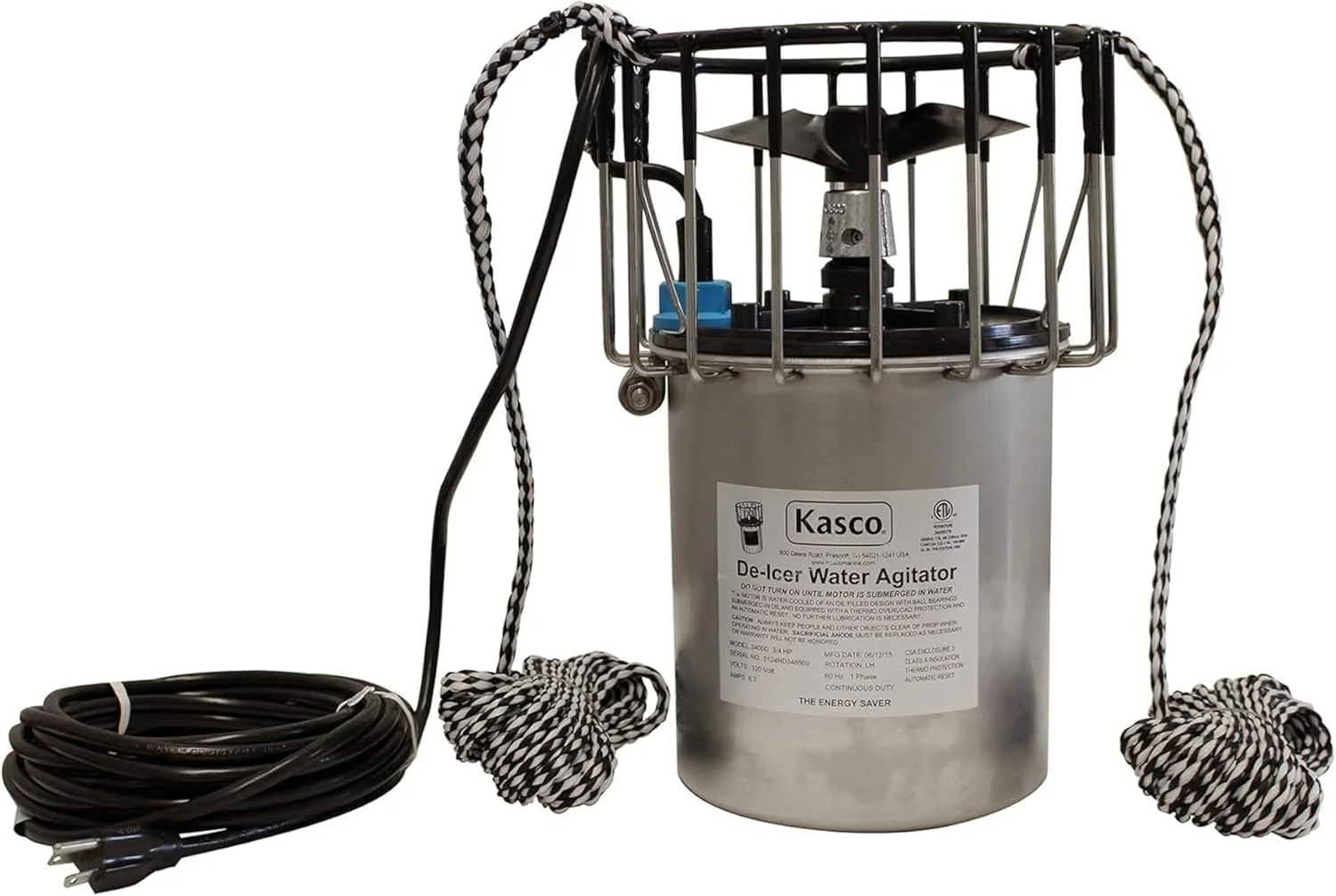 Kasco Lake And Pond De-Icer 3/4 HP 120V With 50 Ft Electric Power Cord - Image 7 Kasco Lake And Pond De-Icer 3/4 HP 120V With 50 Ft Electric Power Cord - Image 7
