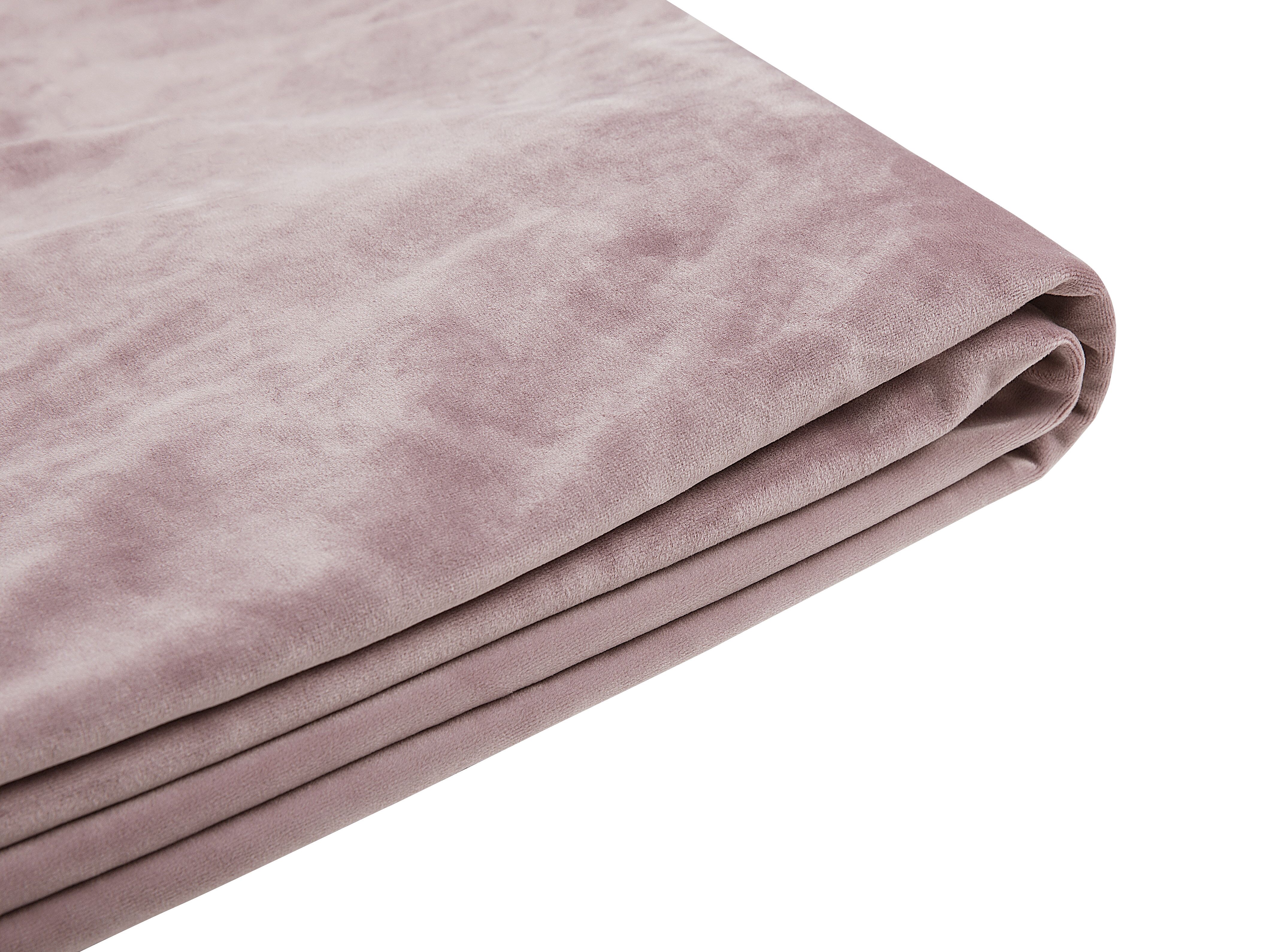 Bed Frame Cover Velvet FITOU 180 x 200 cm Pink
