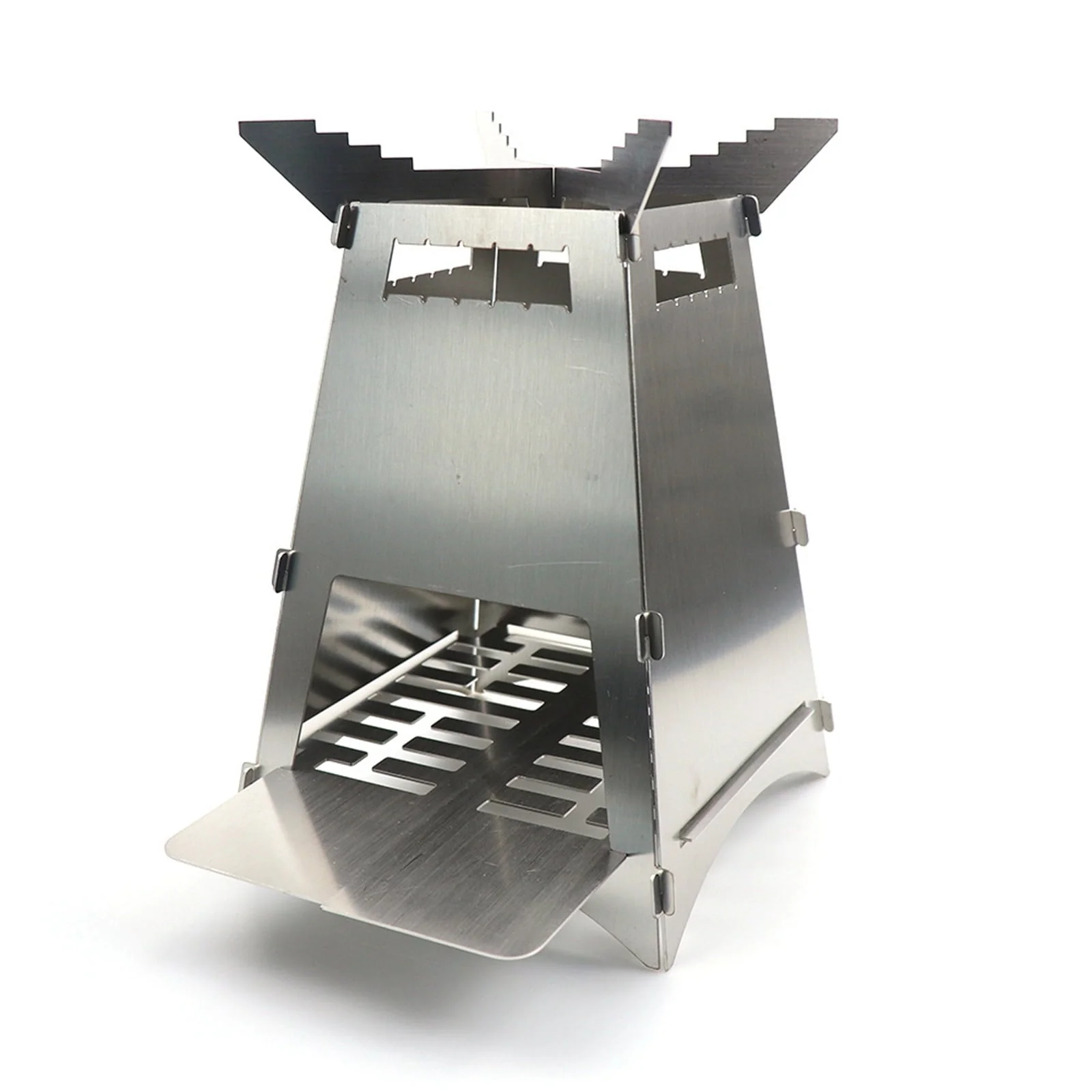 Folding Portable Barbecue Charcoal Grill, Barbecue Desk Tabletop Outdoor Stainless Steel Smoker BBQ For Outdoor Cooking Camping Picnics Beach