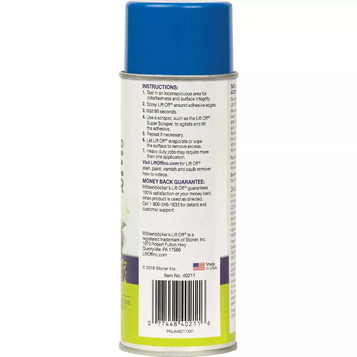 Motsenbocker's Lift-Off 12 Oz. Aerosol Tape, Label & Adhesive Remover