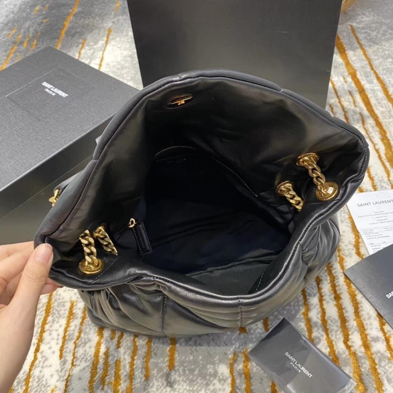 Replica Saint Laurent Loulou Puffer Medium Bag In Quilted Lambskin 57747511:1High-quality replica