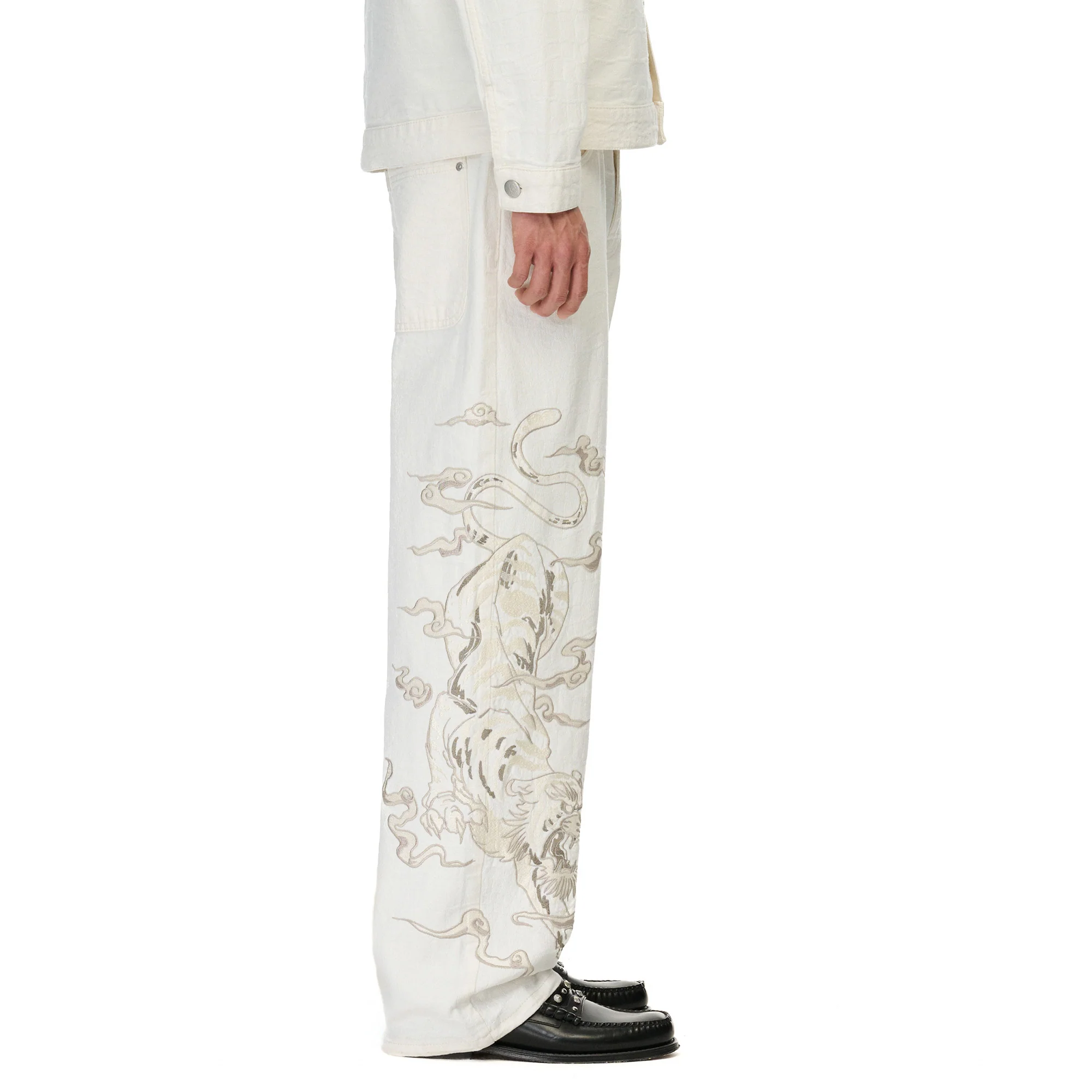 "yakuza" Denim off white