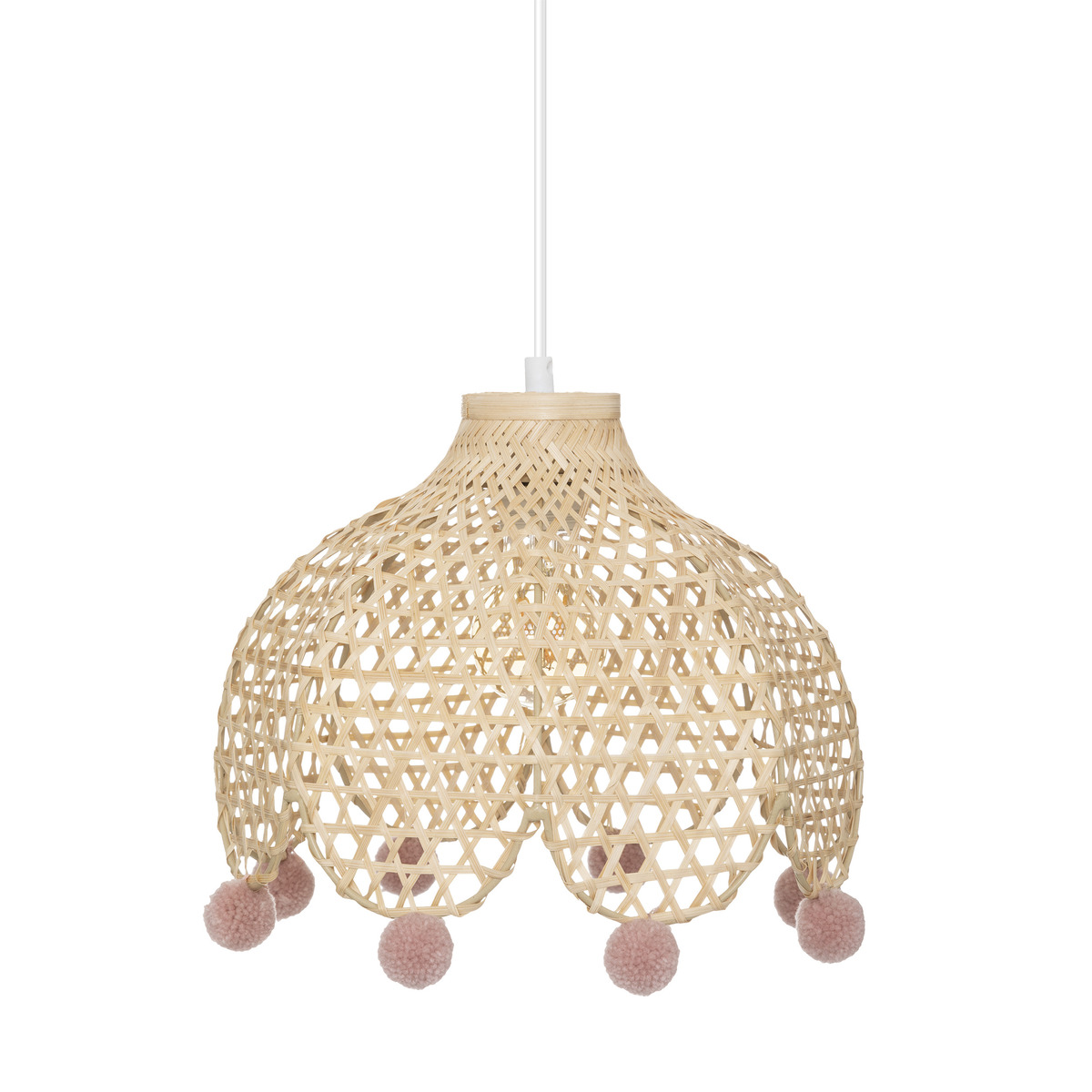 Kids suspension lamp Bamboo, H.22 cm
