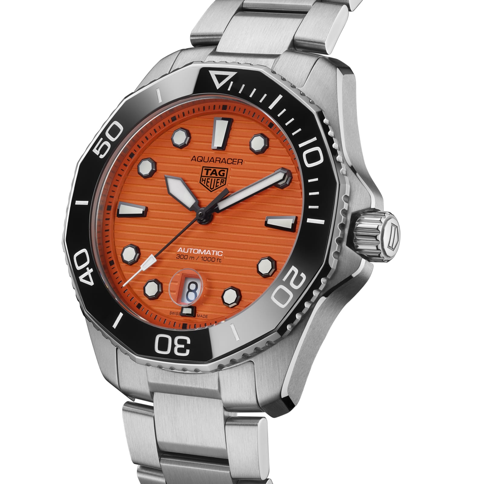 TAG Heuer Replica Watch Aquaracer Professional 300 Orange Diver Automatic 43 mm Steel(1:1 replica) - Elite Watch Atelier