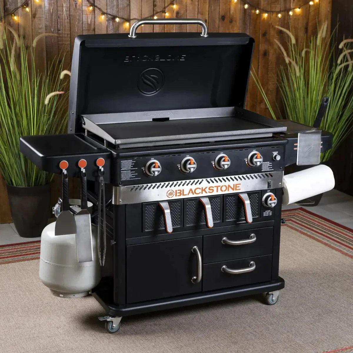 Blackstone 4-burner hob and air fryer combination – 36 inch - Image 3