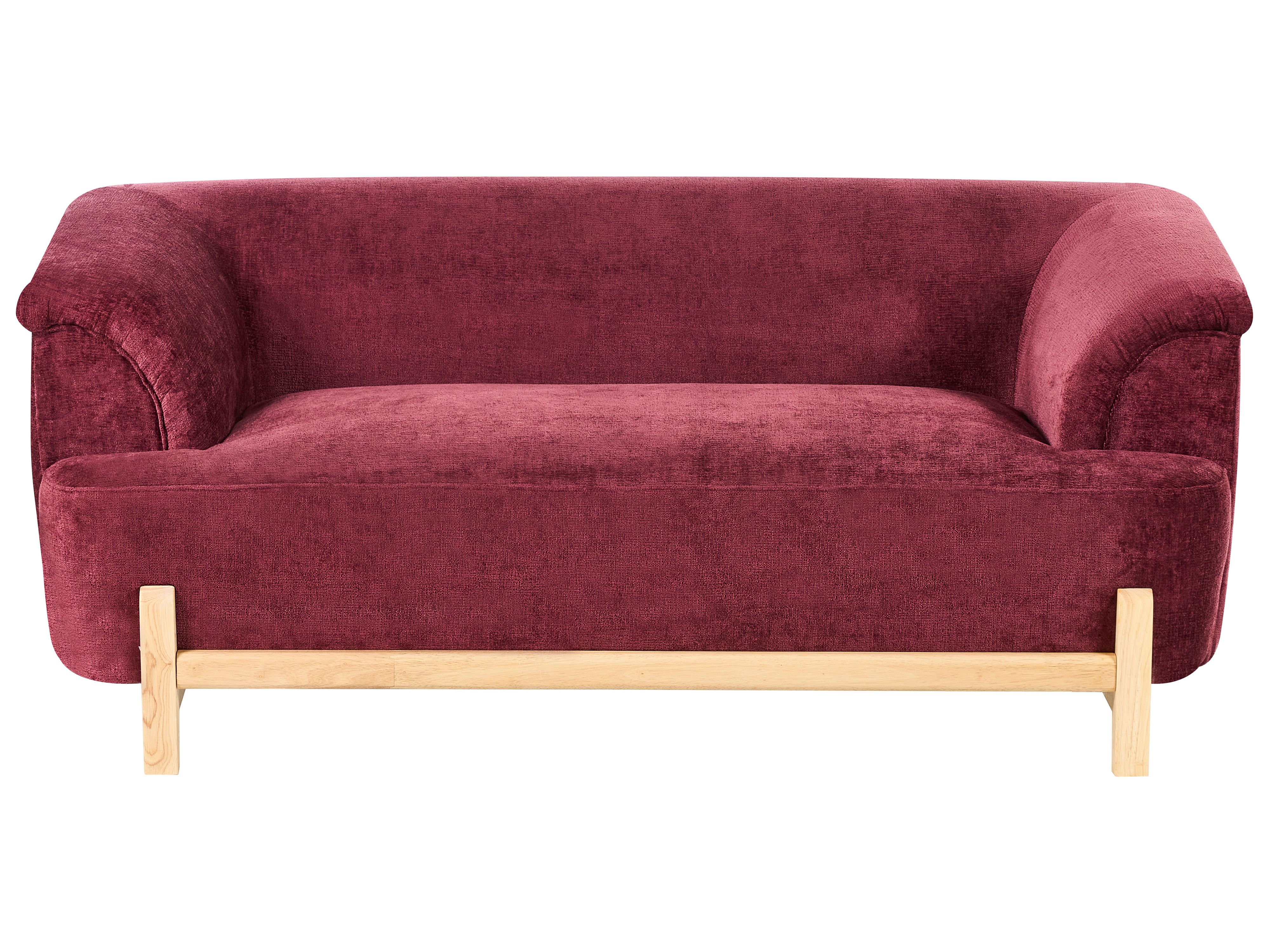 Sofa 2 Seater ALNOR Chenille Burgundy