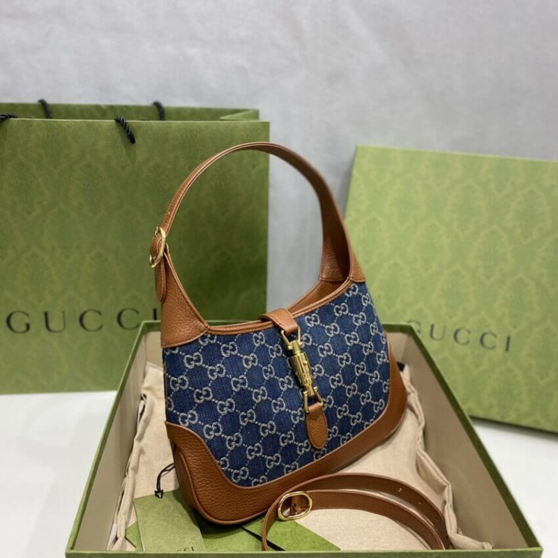 Replica Gucci Denim Jackie 1961 Small Shoulder Bag 6367061:1High-quality replica