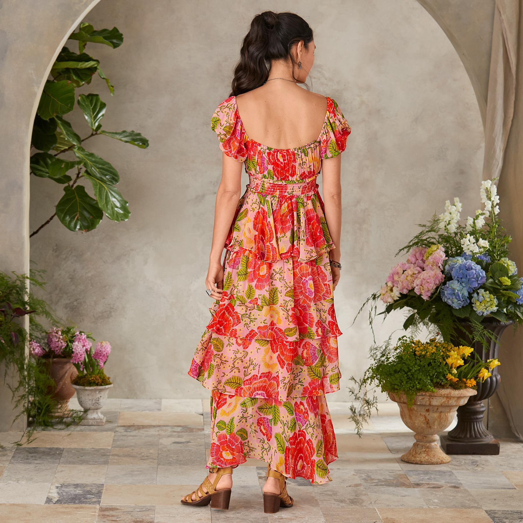 Blooming Floral Maxi Dress - Sundance Clothing