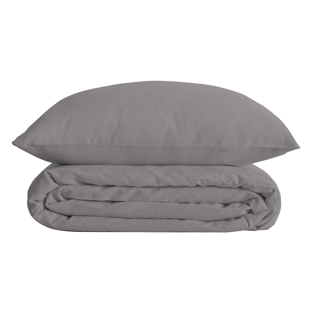 Bed linen set "Landiha" Percale, Beige linen, 240x220 cm