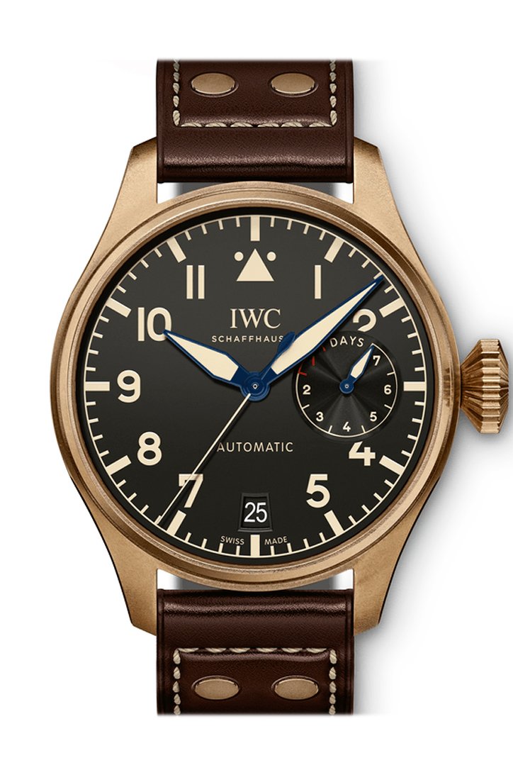 IWC Big Pilot's Heritage Black Dial Brown Leather Men's Watch IW501005(1:1 replica) - Top club
