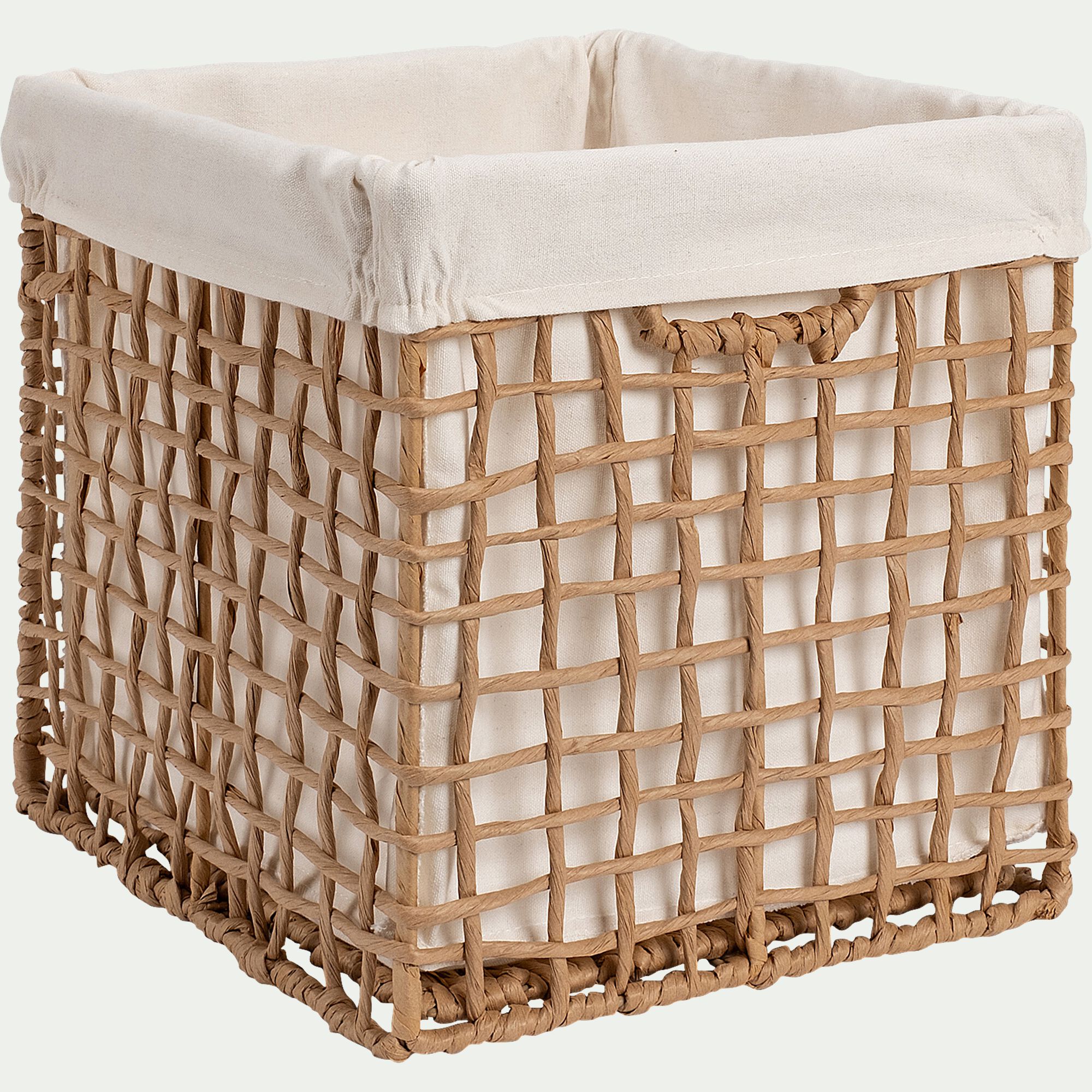 DARIUS - Panier de rangement en corde de papier H30xL32cm - naturel