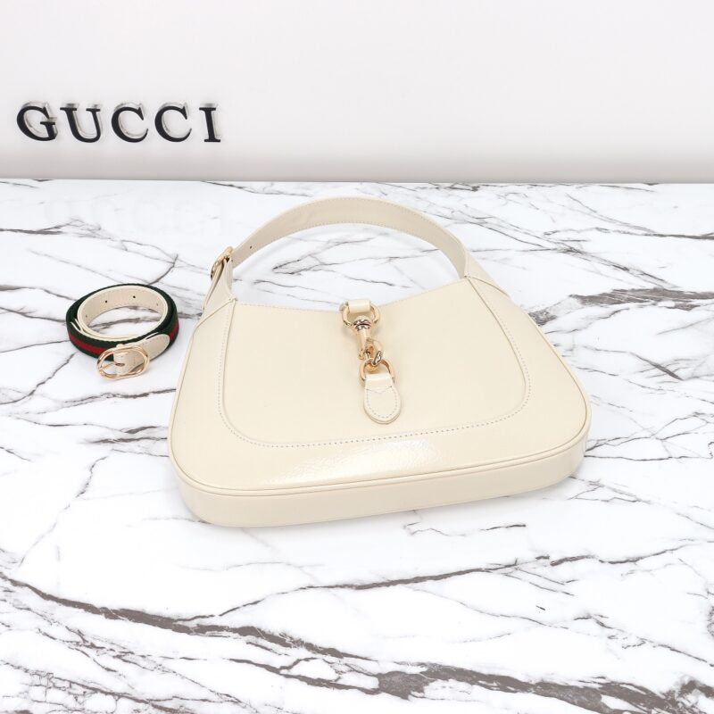 Replica Gucci G Jackie Small Patent White1:1High-quality replica