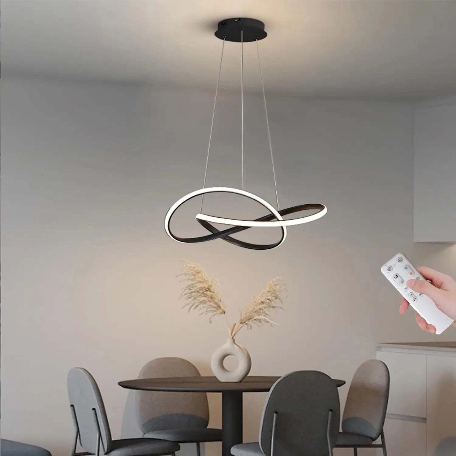 CloverGlow – Moderne Scandinavische Hanglamp met Klaverdesign