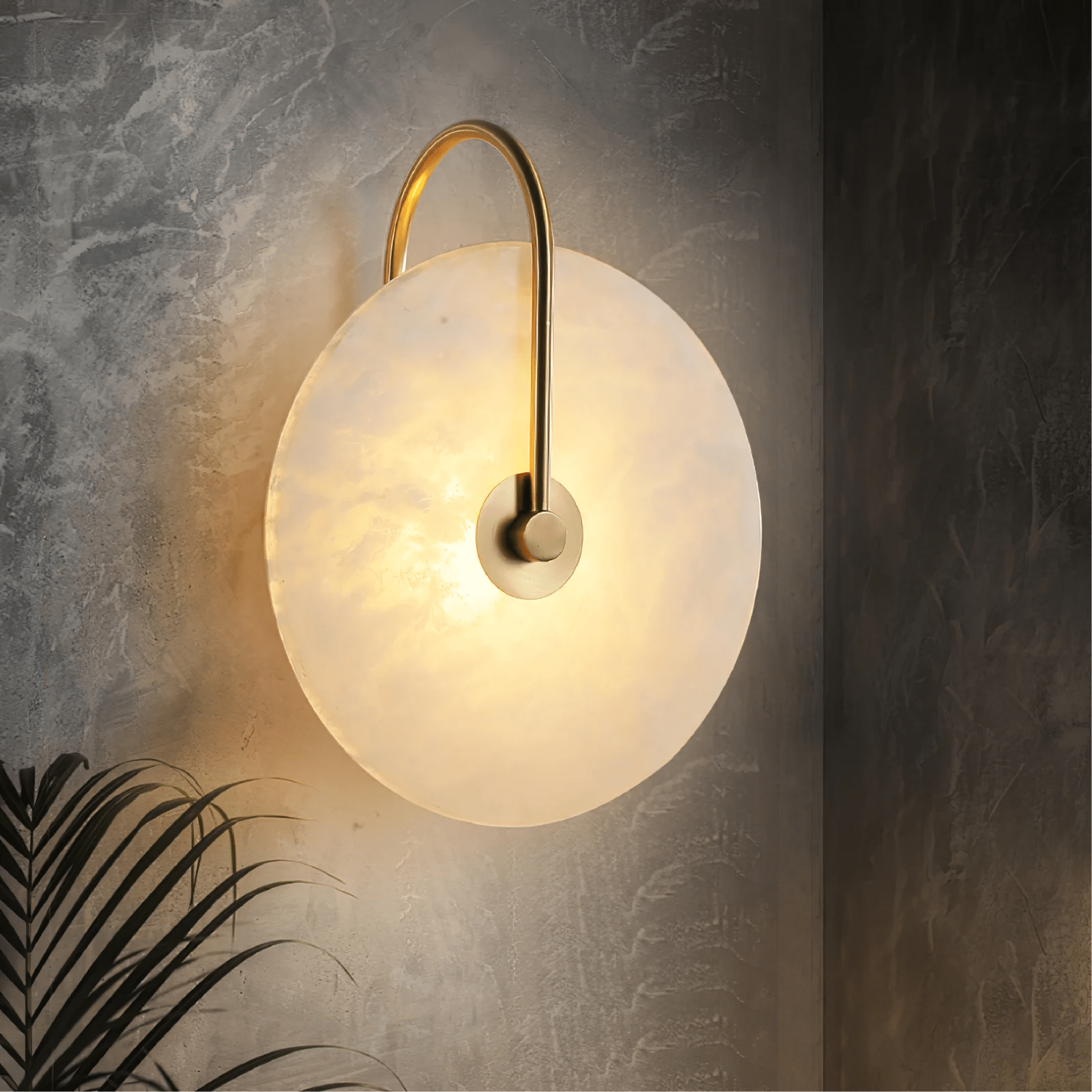 Moderne Marmeren LED Wandlamp met Minimalistisch Ontwerp in Diverse Maten – Elegante Muurlamp voor Binnengebruik