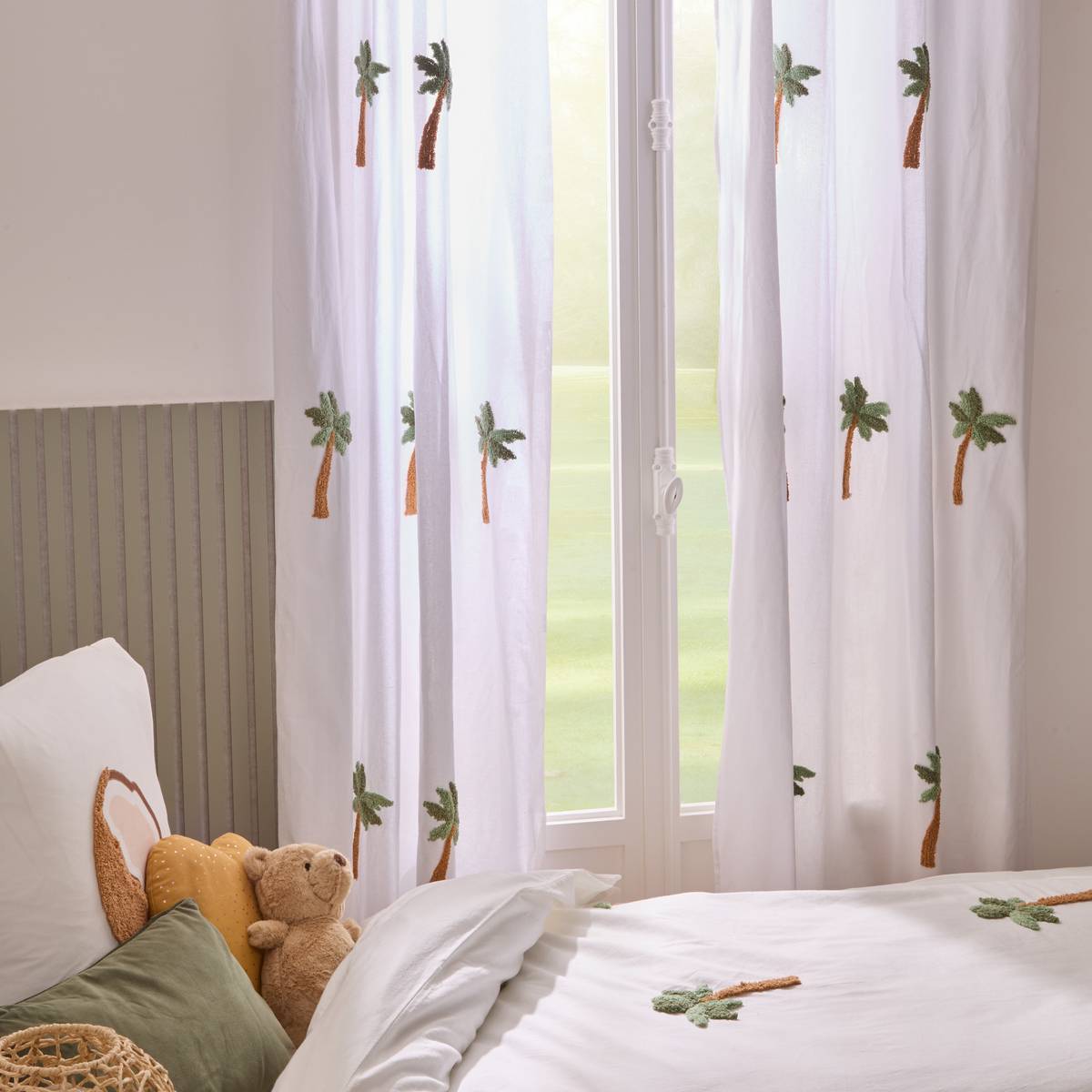 Children's Curtain "Tufy" White 2, 260x140 cm