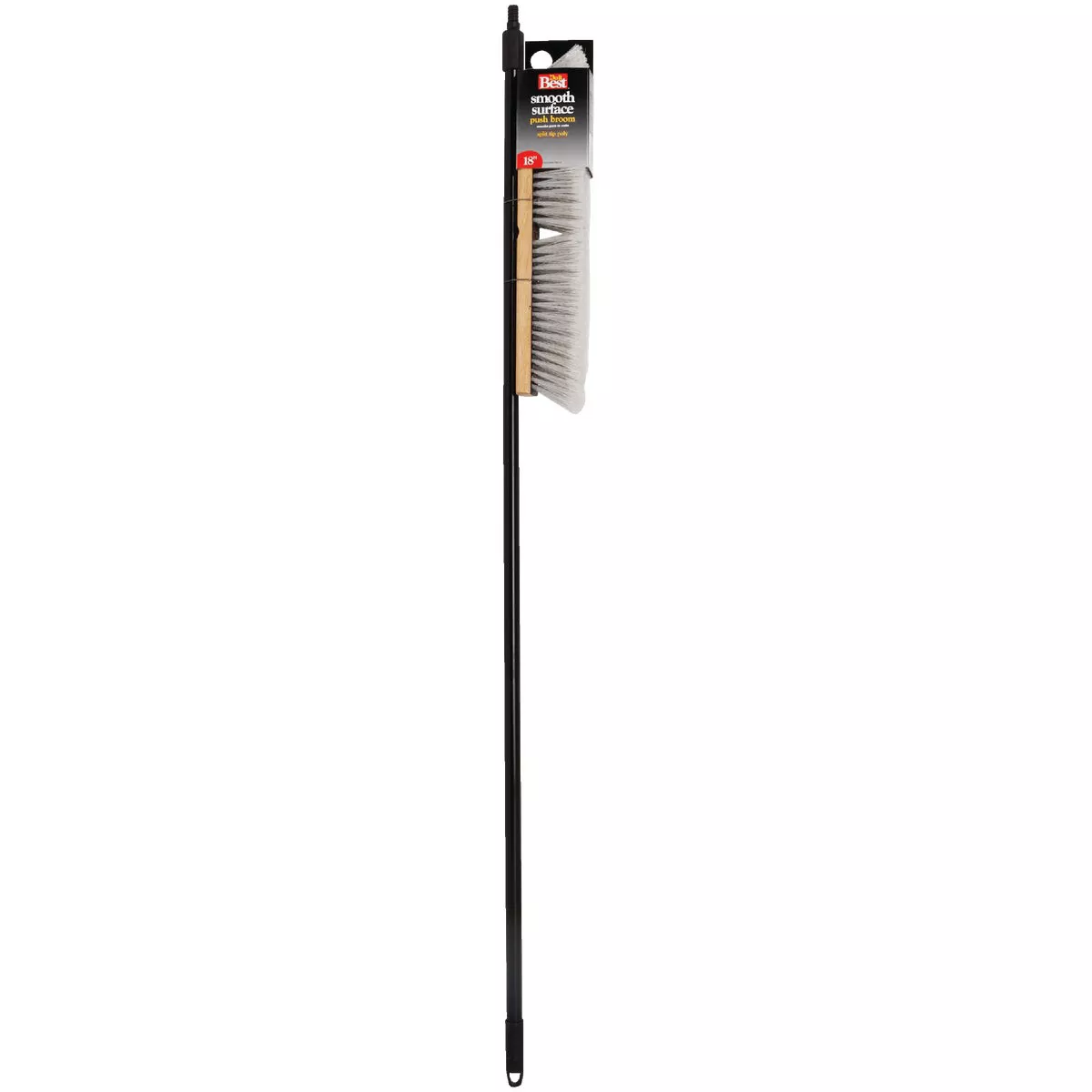 Do it Best 18 In. W. x 60 In. L. Metal Handle Alpine Plus Push Broom
