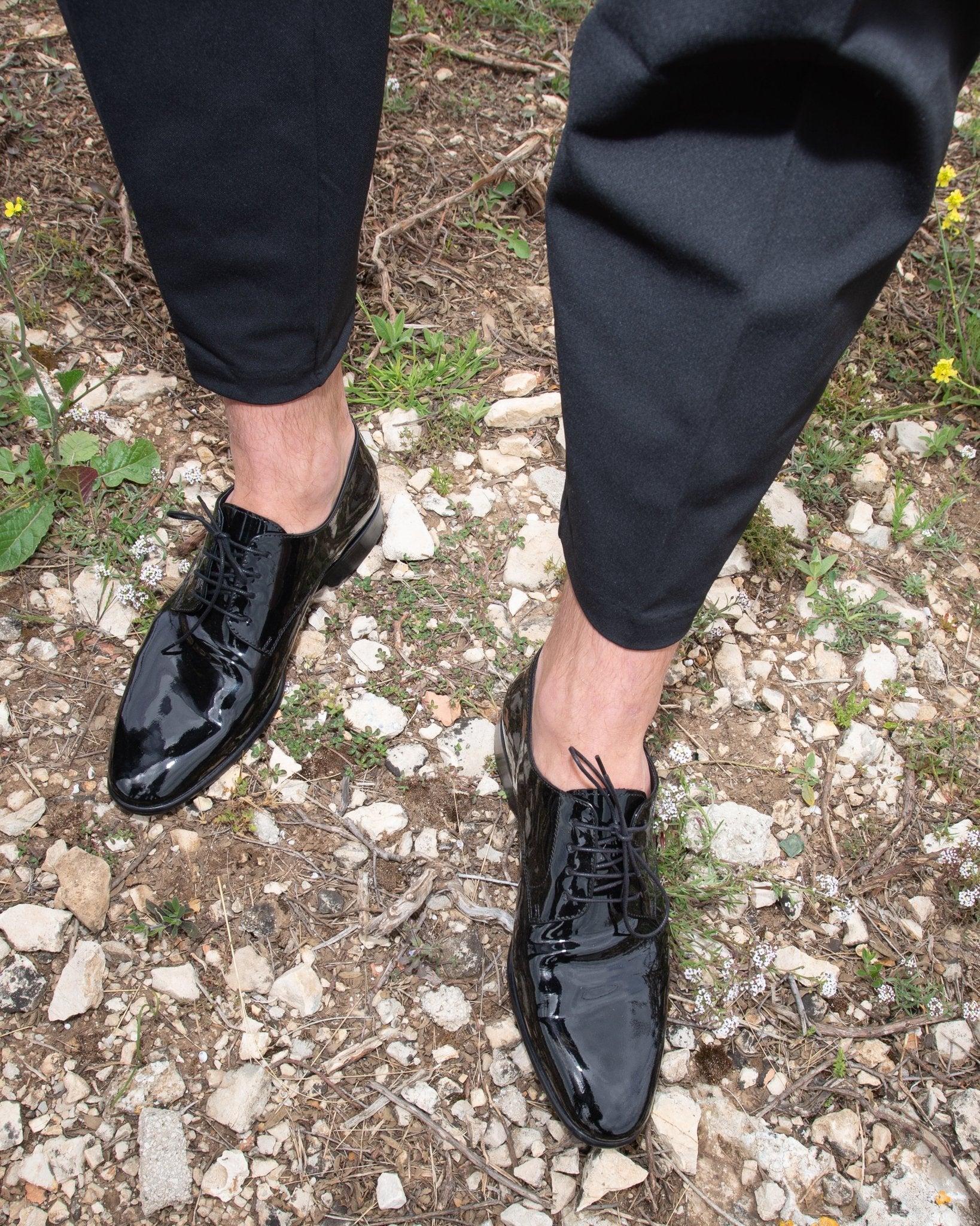 DERBIES MALUMO/VER NOIR - Derbies vernis