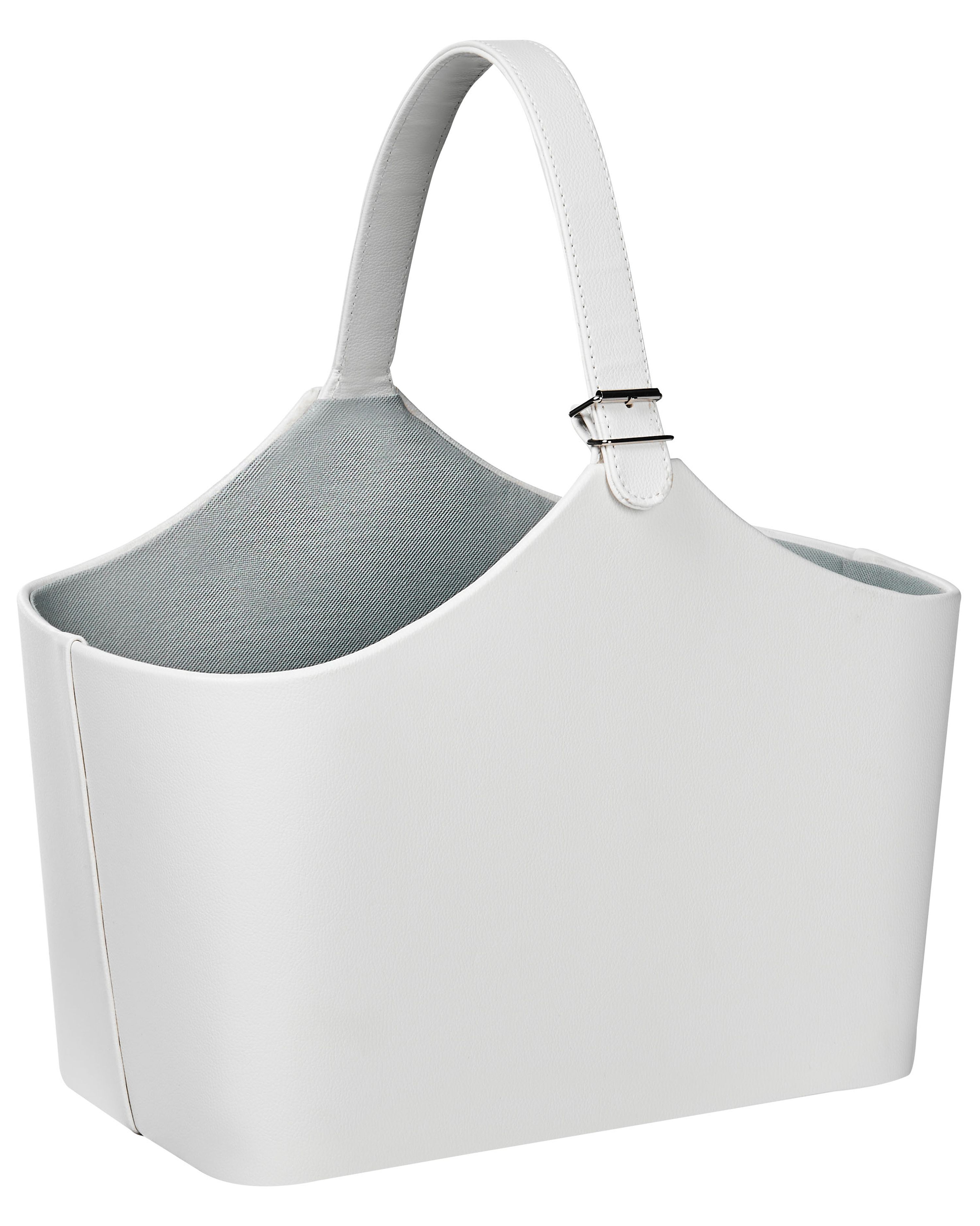 Basket ELAM Faux Leather Light Grey