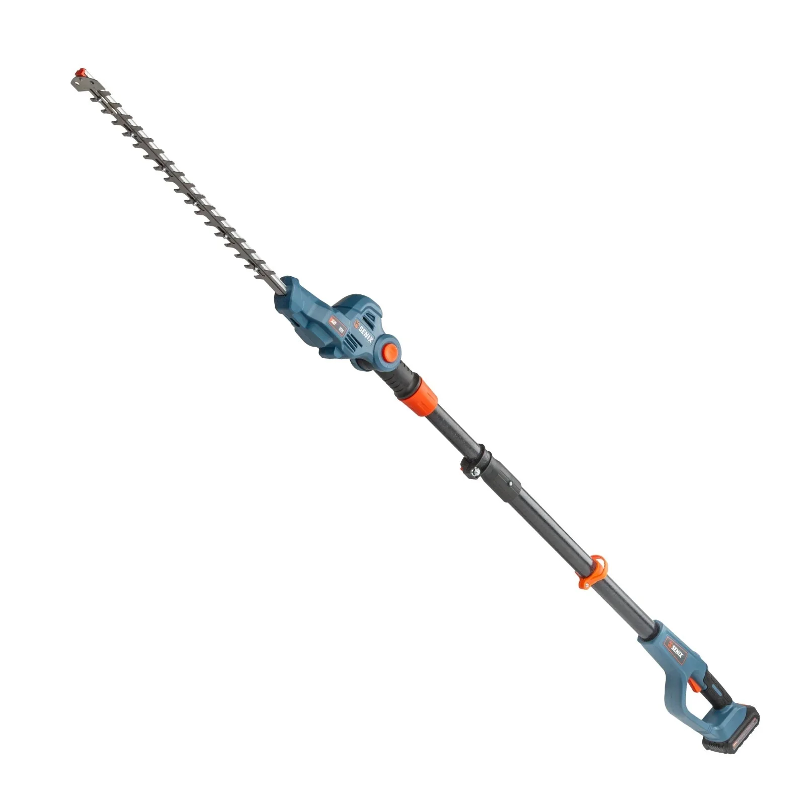 SENIX Cordless Pole Hedge Trimmer, 20 Volt Max, 18-Inch Cutting, 21-Inch Blade - HTPX2-M - Image 9 SENIX Cordless Pole Hedge Trimmer, 20 Volt Max, 18-Inch Cutting, 21-Inch Blade - HTPX2-M - Image 9
