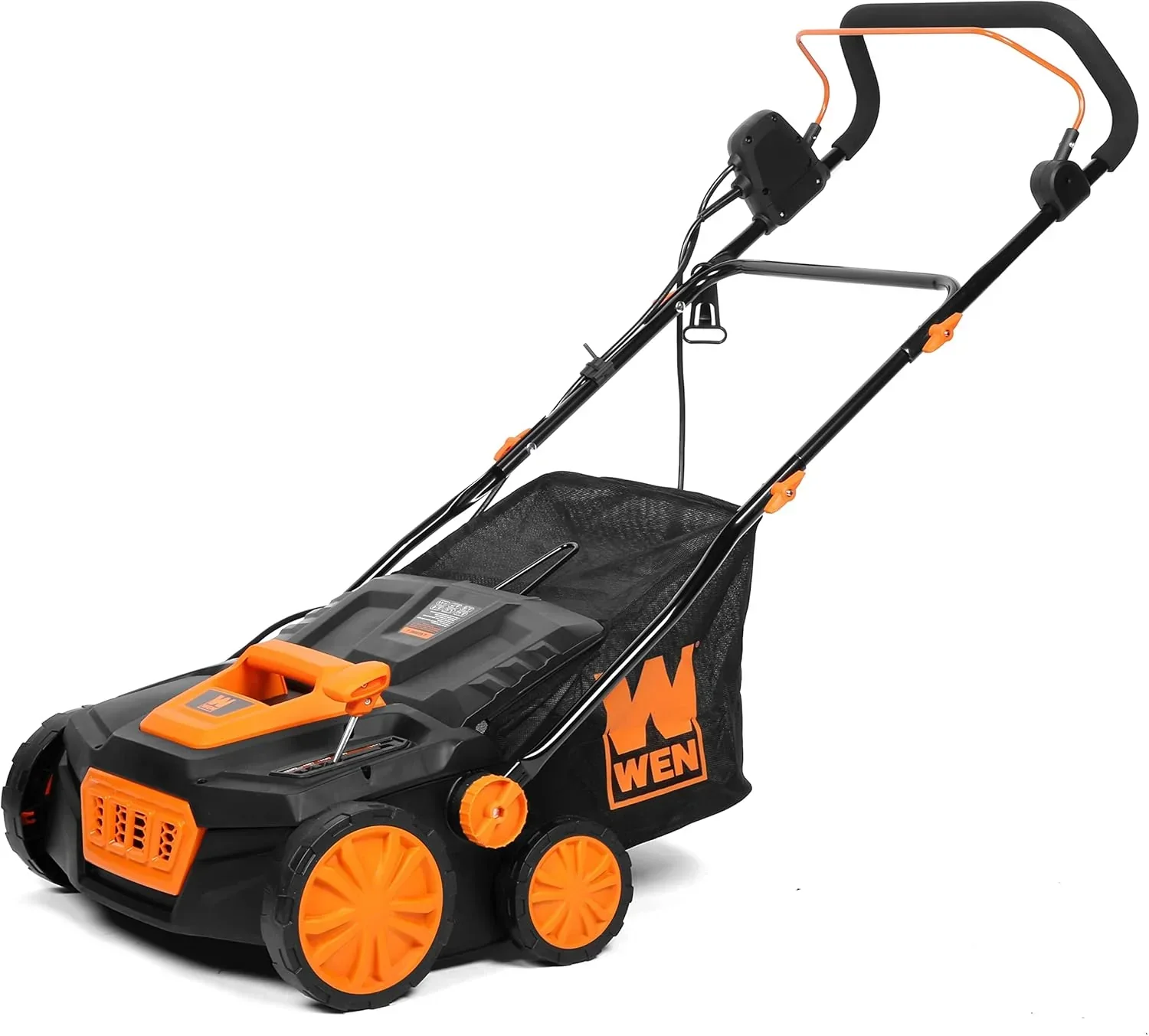 WEN 16-Inch 15-Amp 2-in-1 Electric Dethatcher And Scarifier With Collection Bag - DT1516 - Image 3 WEN 16-Inch 15-Amp 2-in-1 Electric Dethatcher And Scarifier With Collection Bag - DT1516 - Image 3