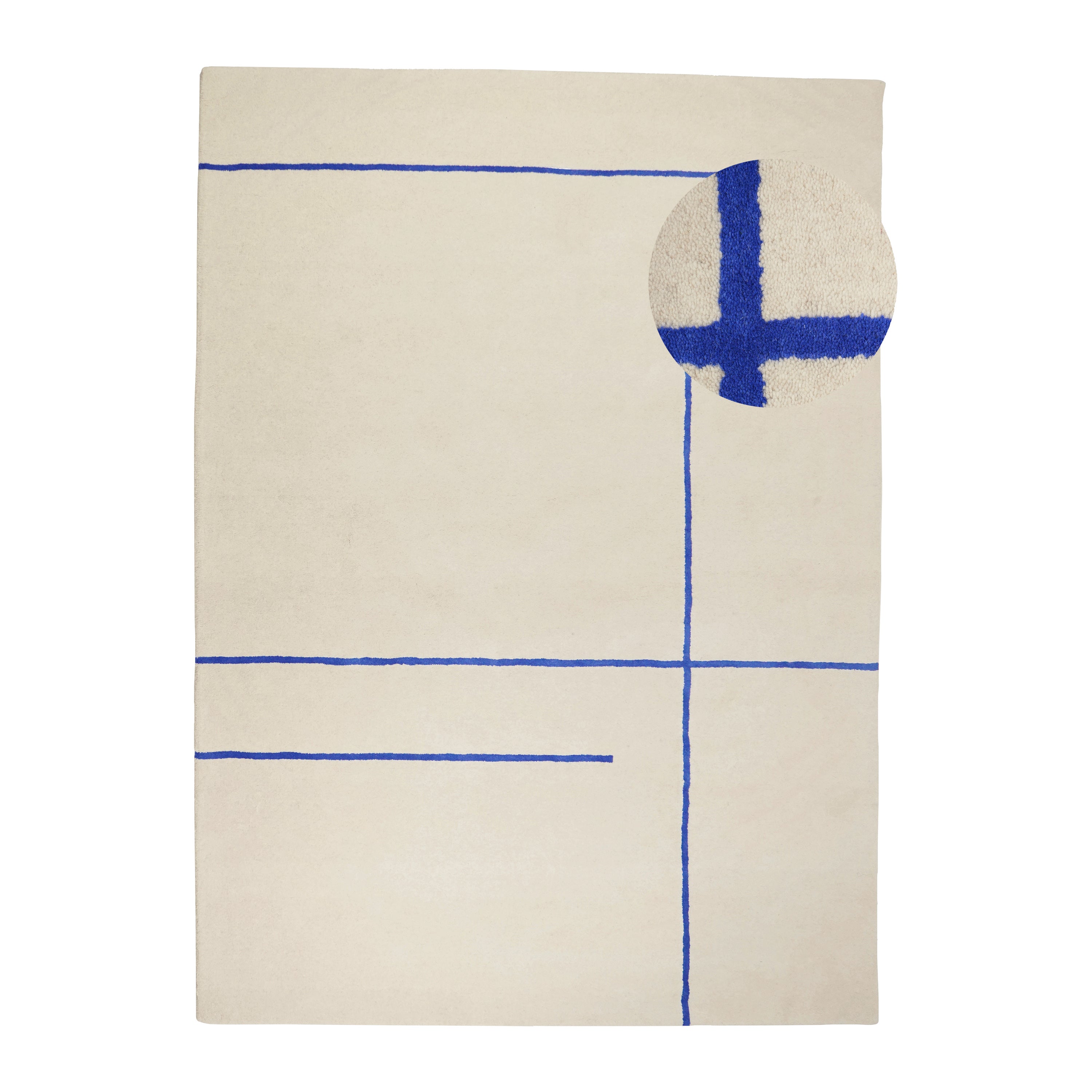Blokker Line Vloerkleed 200 x 300 cm - Blauw