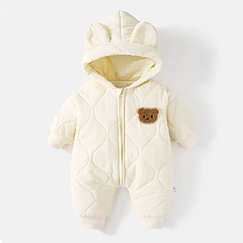 FuzzyFriends | Cartoon Beer Winter Romper