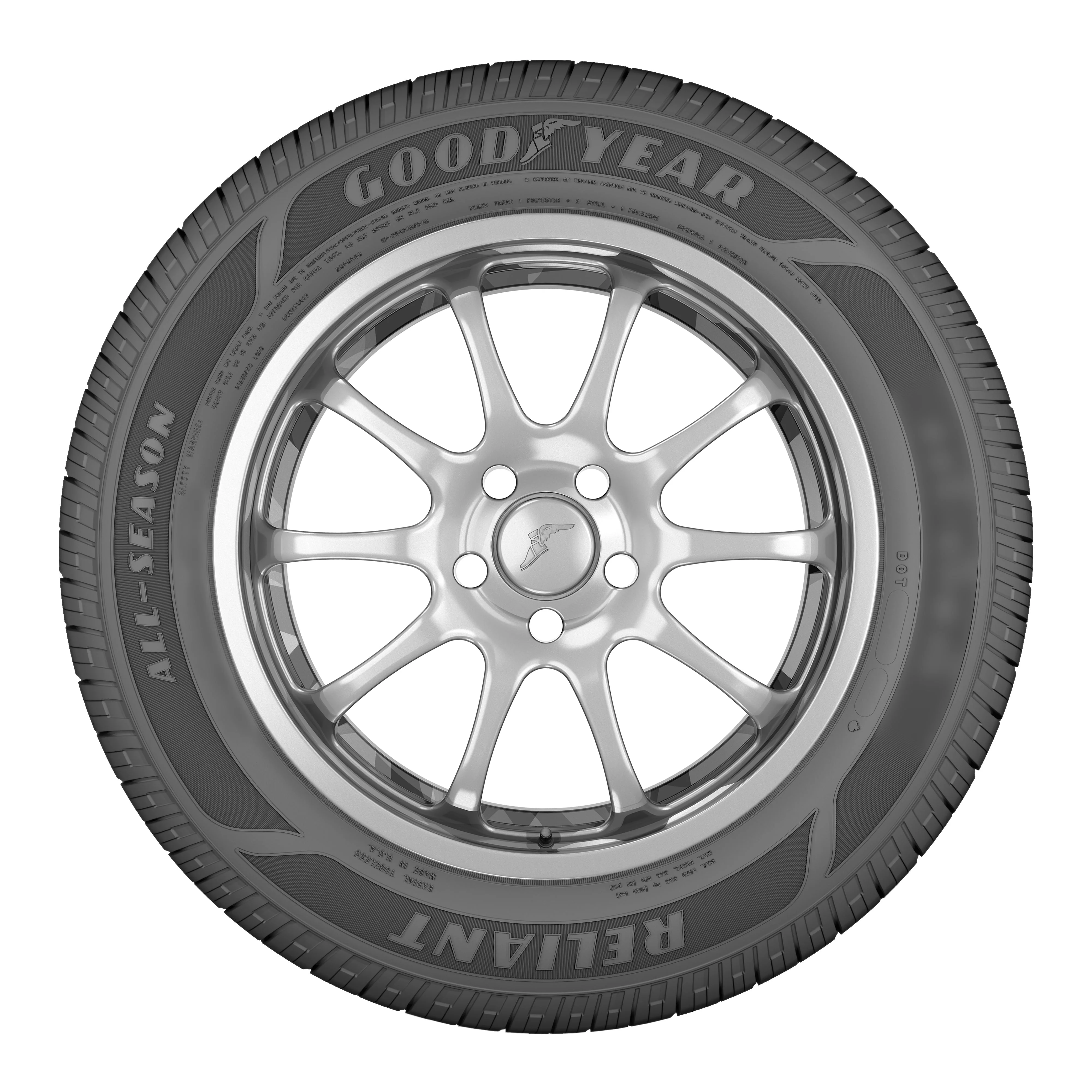 Goodyear Reliant All-Season 215/60R17 96V All-Season Tire - Image 2