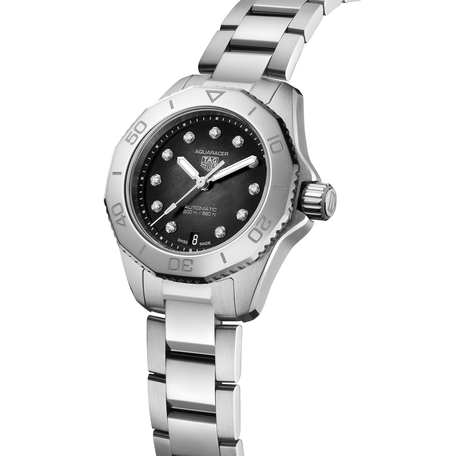 TAG Heuer Replica Watch Aquaracer Professional 200 Date Automatic 30 mm Steel(1:1 replica) - Top club