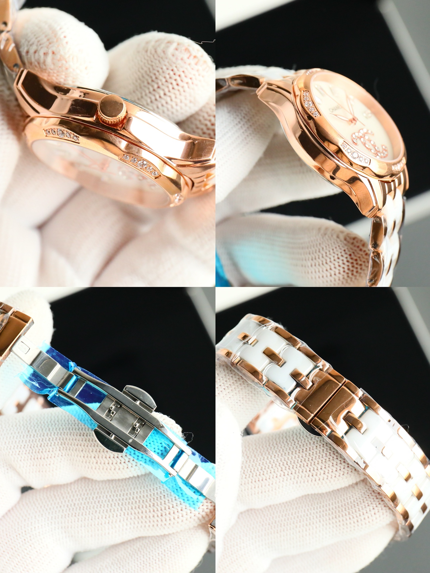CHANEL🌸🌸🌸🌸 Crafted Jewellery Precision Ceramic Bracelet Diameter 35mm - Gold(1:1 replica) - Top club